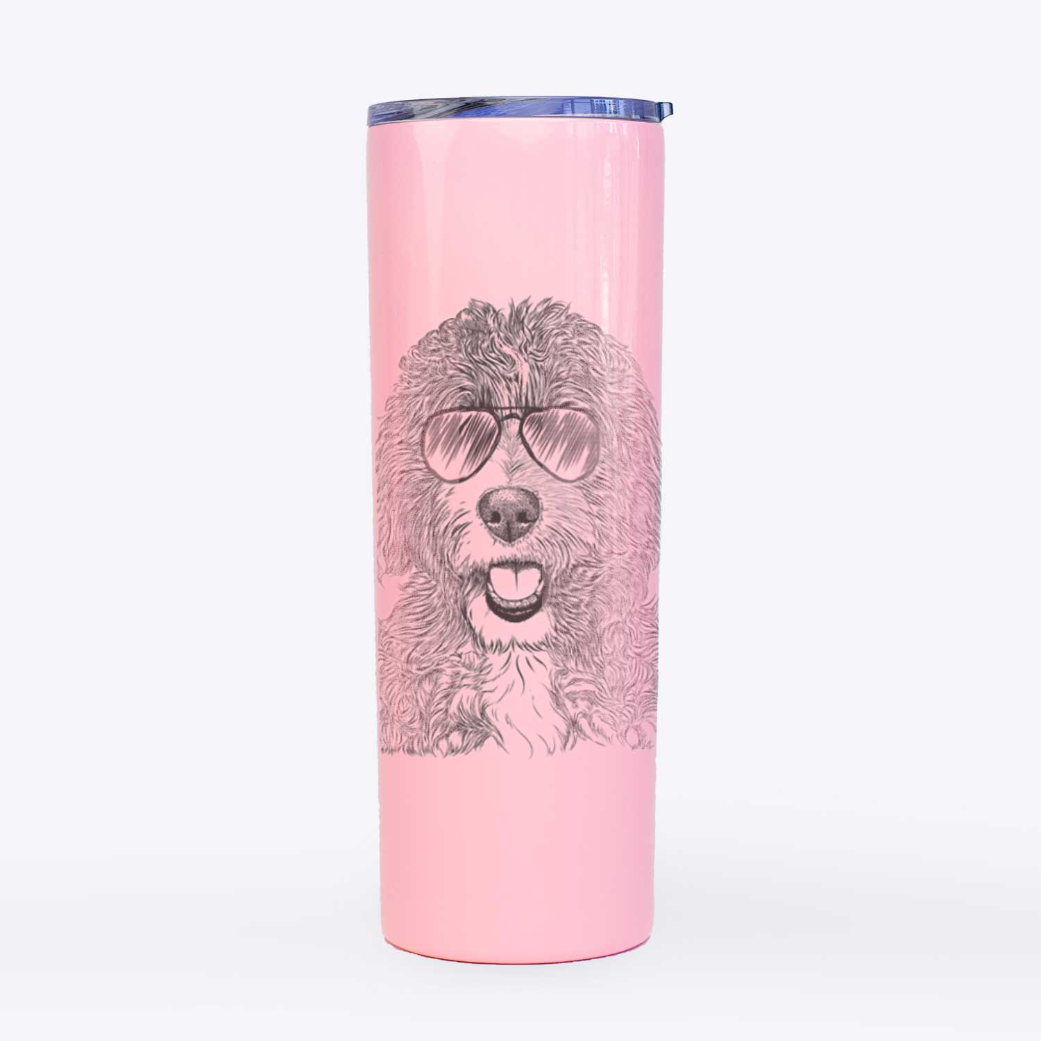 Bash the Bernedoodle - 20oz Skinny Tumbler