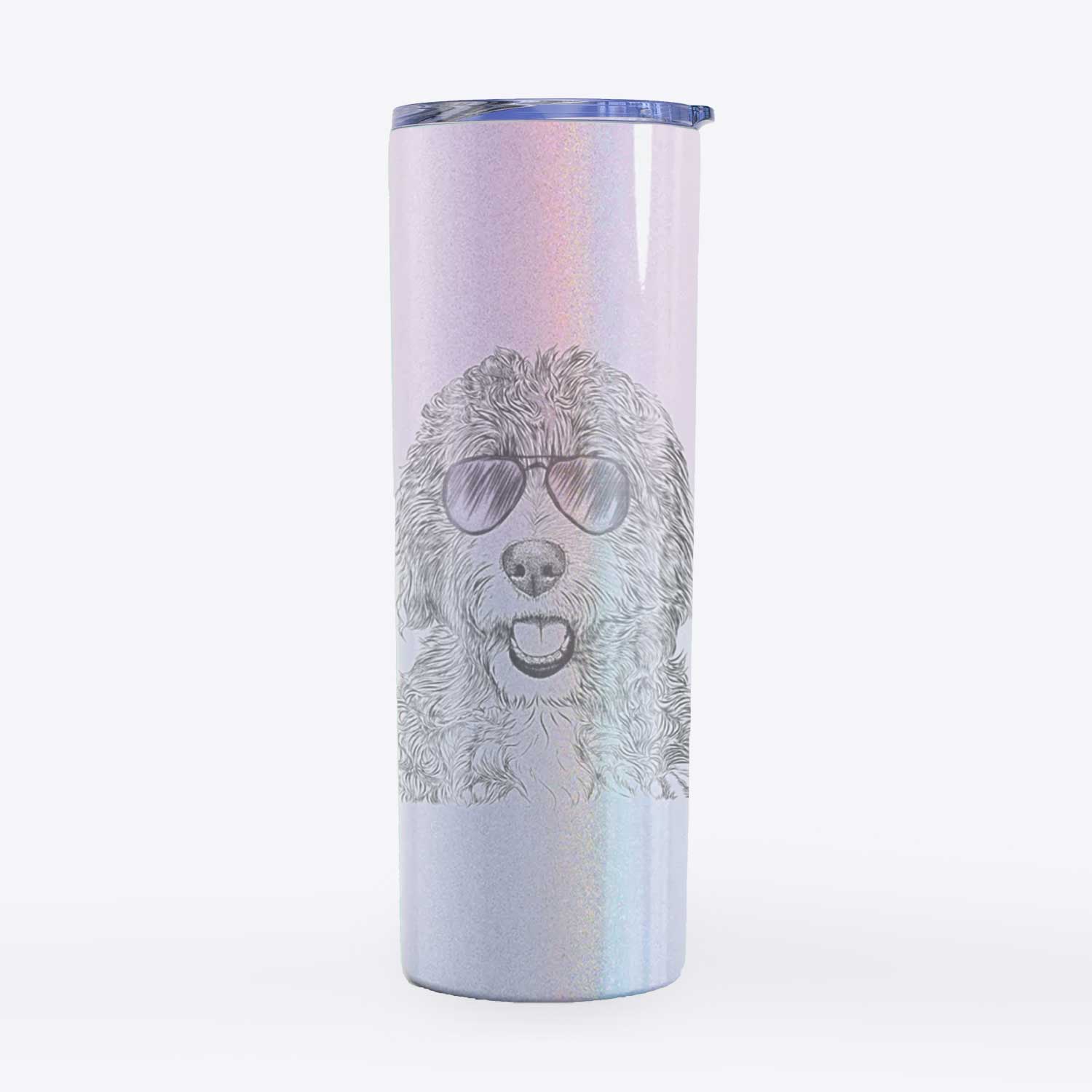 Bash the Bernedoodle - 20oz Skinny Tumbler