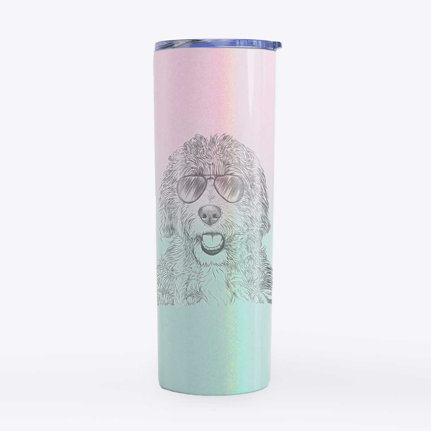 Bash the Bernedoodle - 20oz Skinny Tumbler