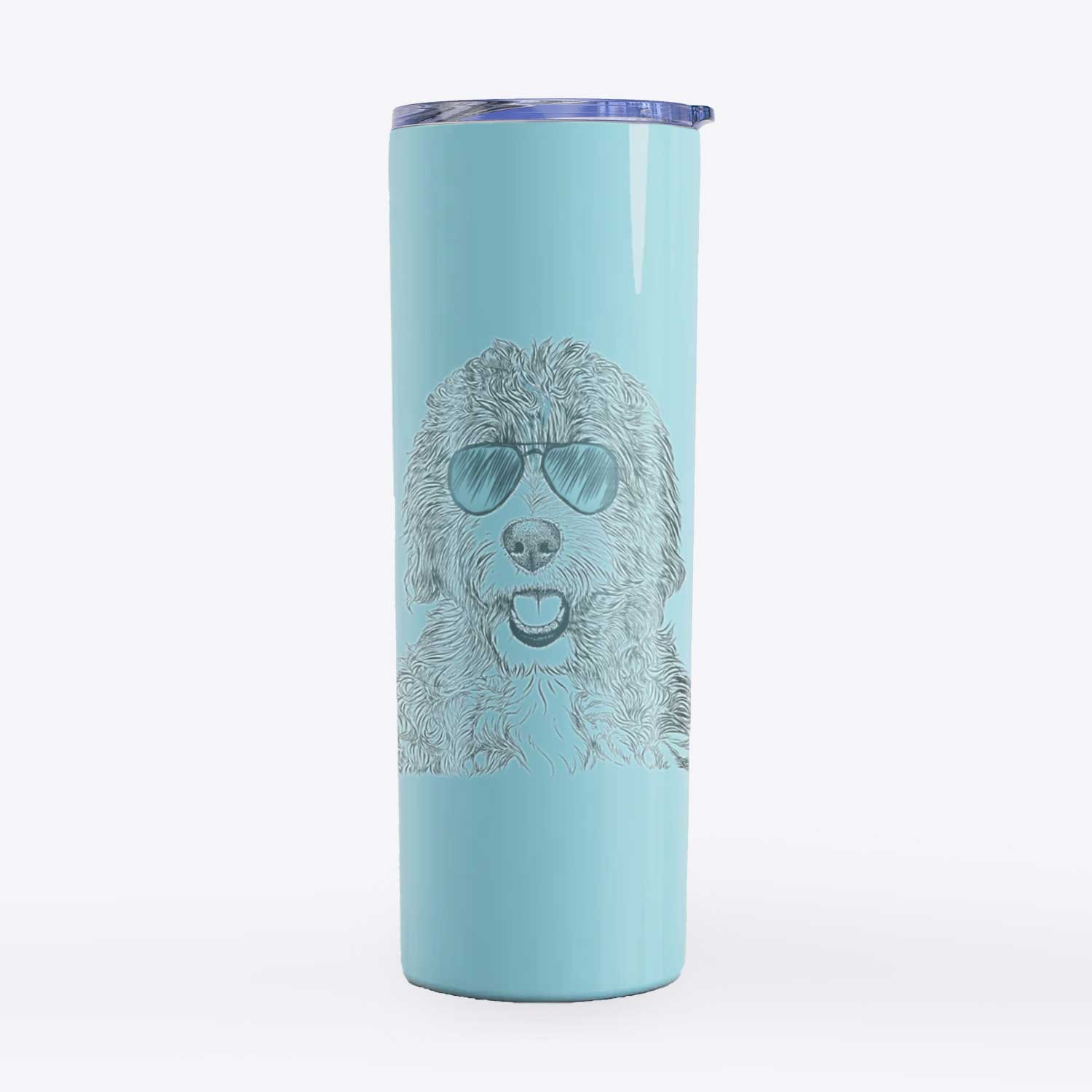 Bash the Bernedoodle - 20oz Skinny Tumbler