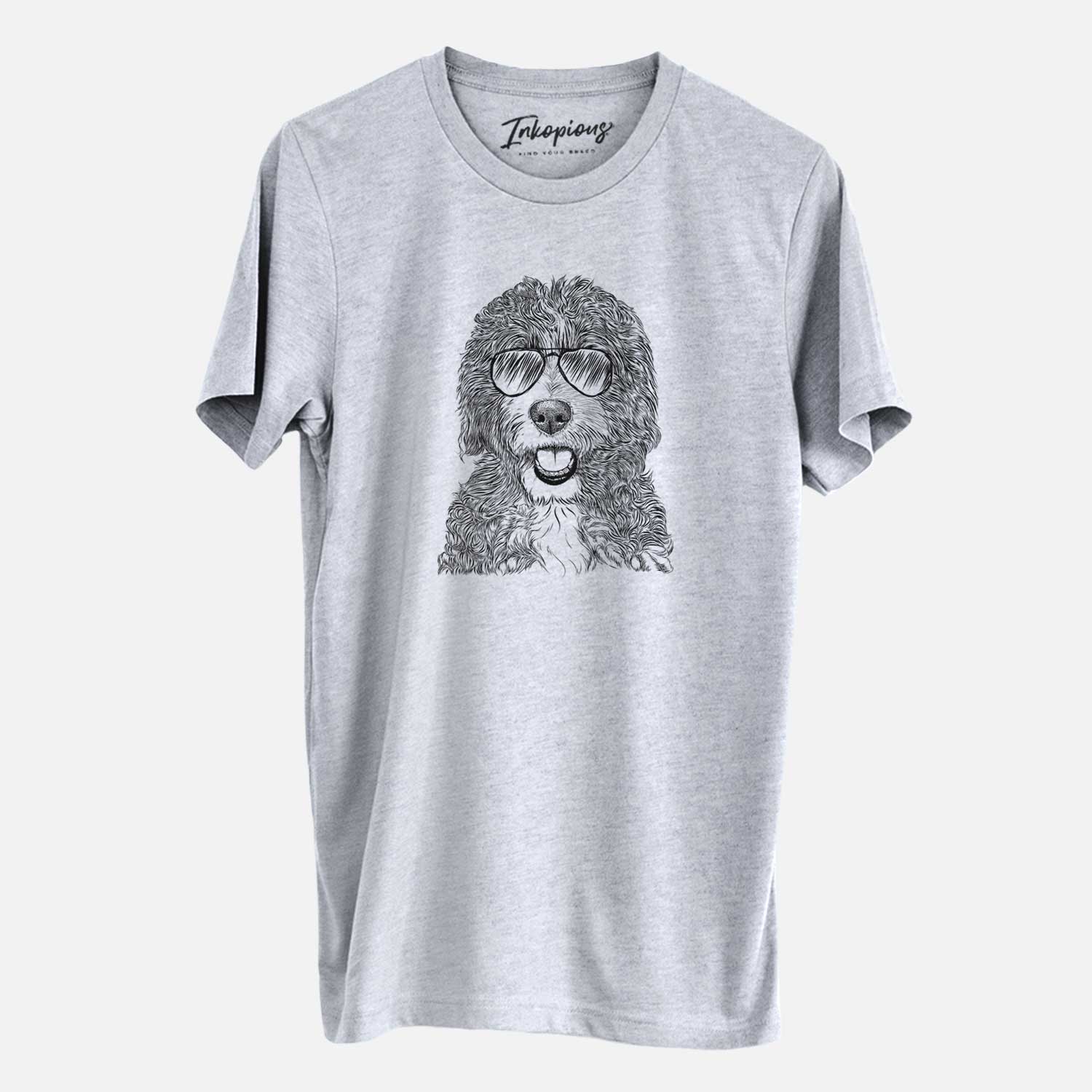 Aviator Bash the Bernedoodle - Unisex Crewneck