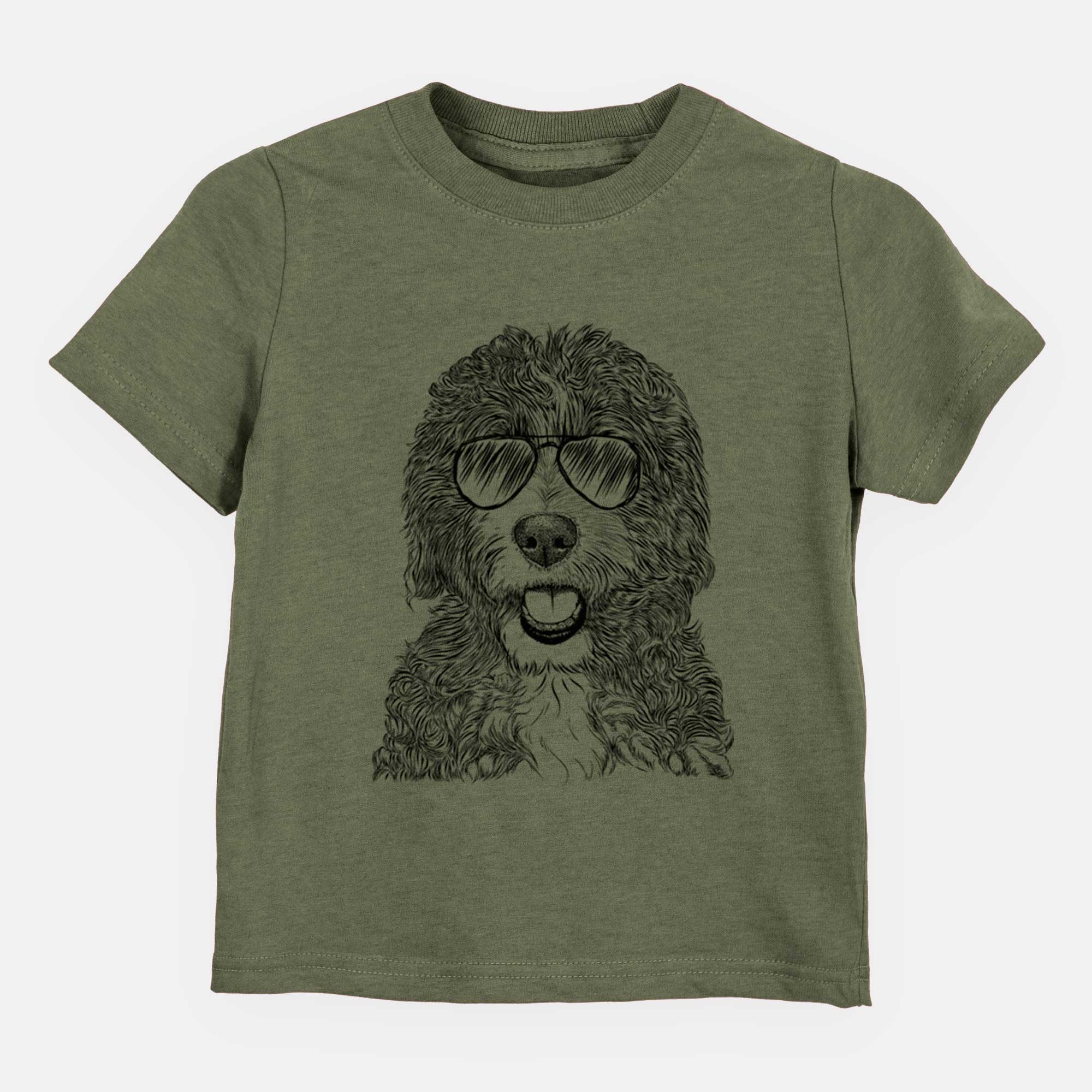 Aviator Bash the Bernedoodle - Kids/Youth/Toddler Shirt