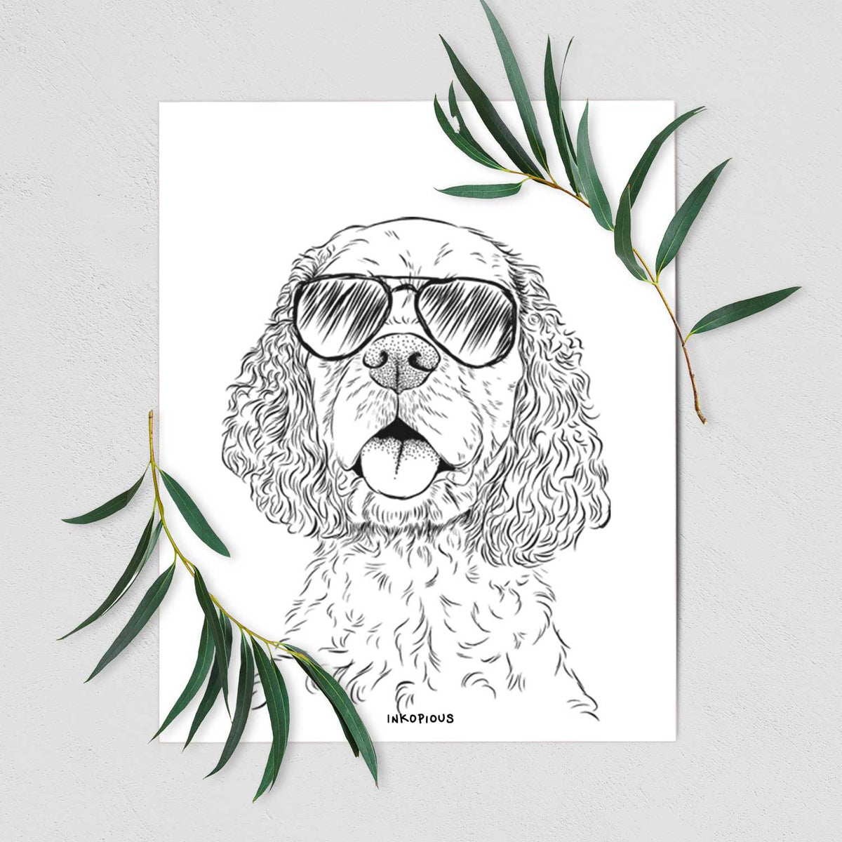 Baxter the American Cocker Spaniel Art Print