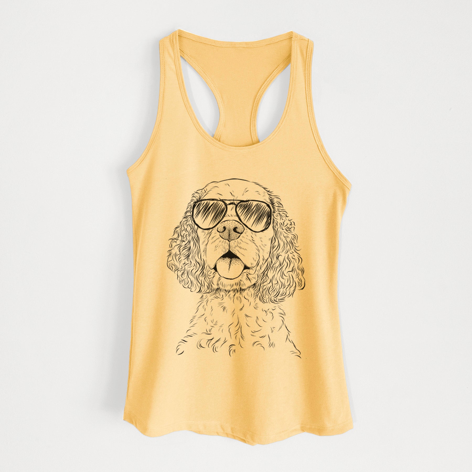 Baxter the American Cocker Spaniel - Women's Racerback Tanktop