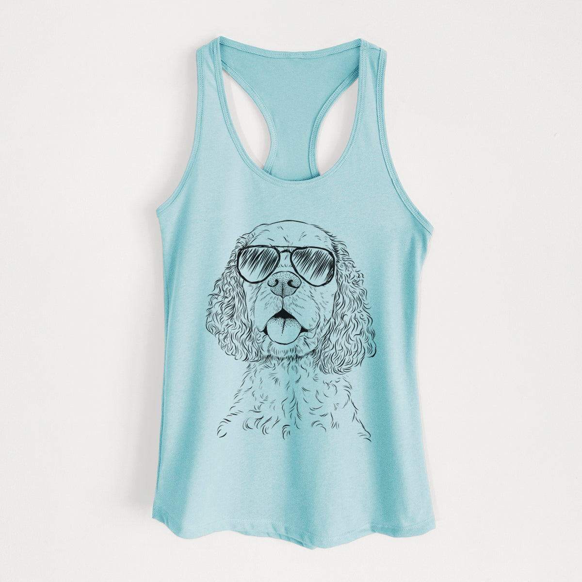 Baxter the American Cocker Spaniel - Women's Racerback Tanktop