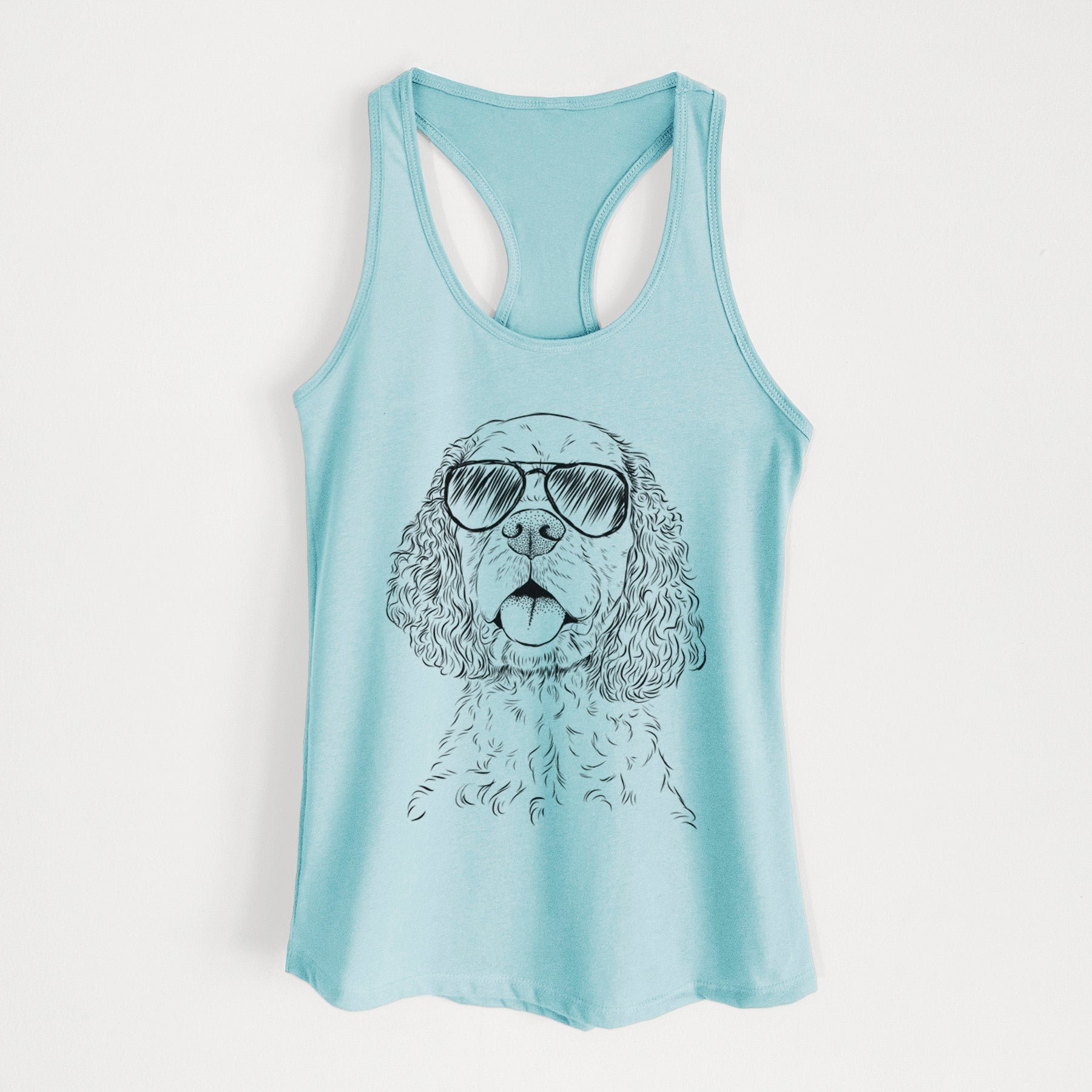 Baxter the American Cocker Spaniel - Women's Racerback Tanktop