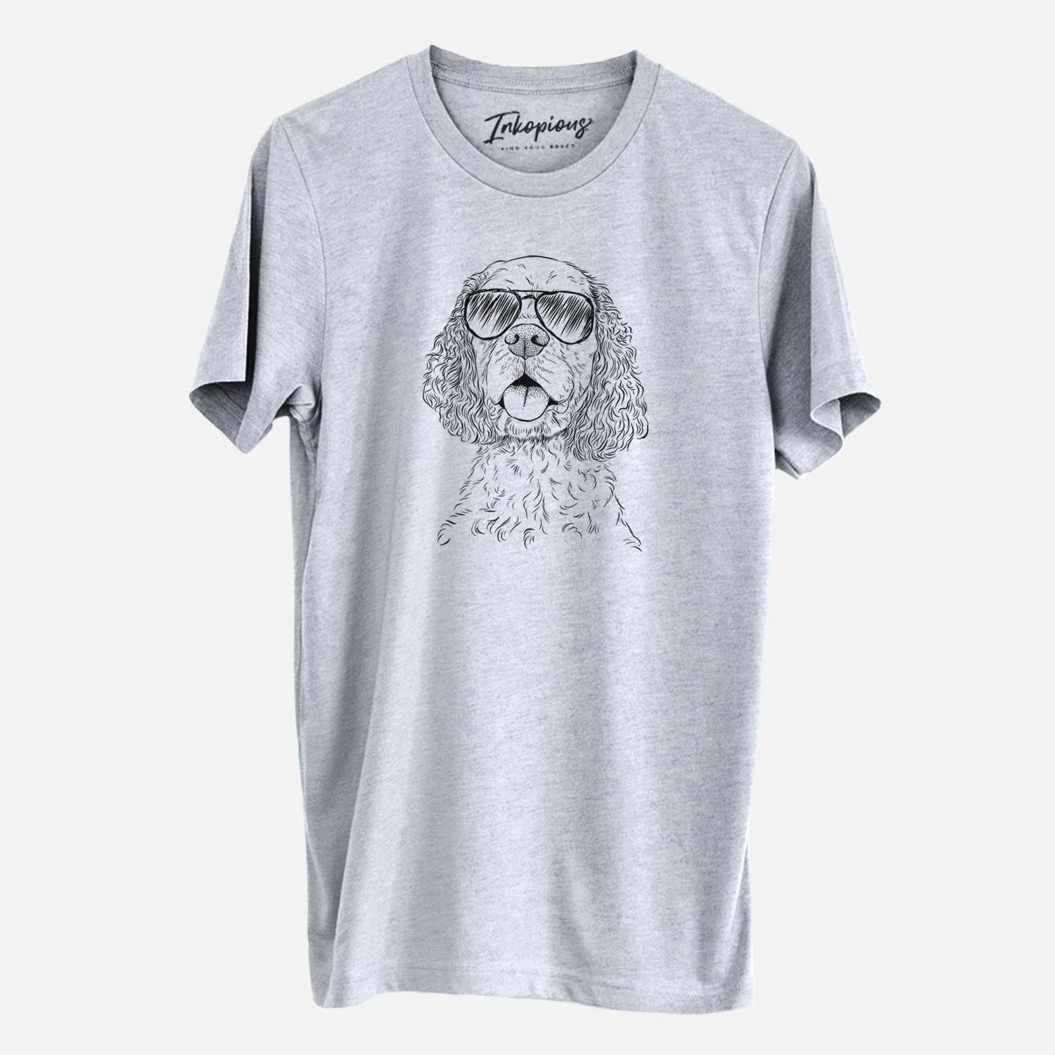 Aviator Baxter the American Cocker Spaniel - Unisex Crewneck