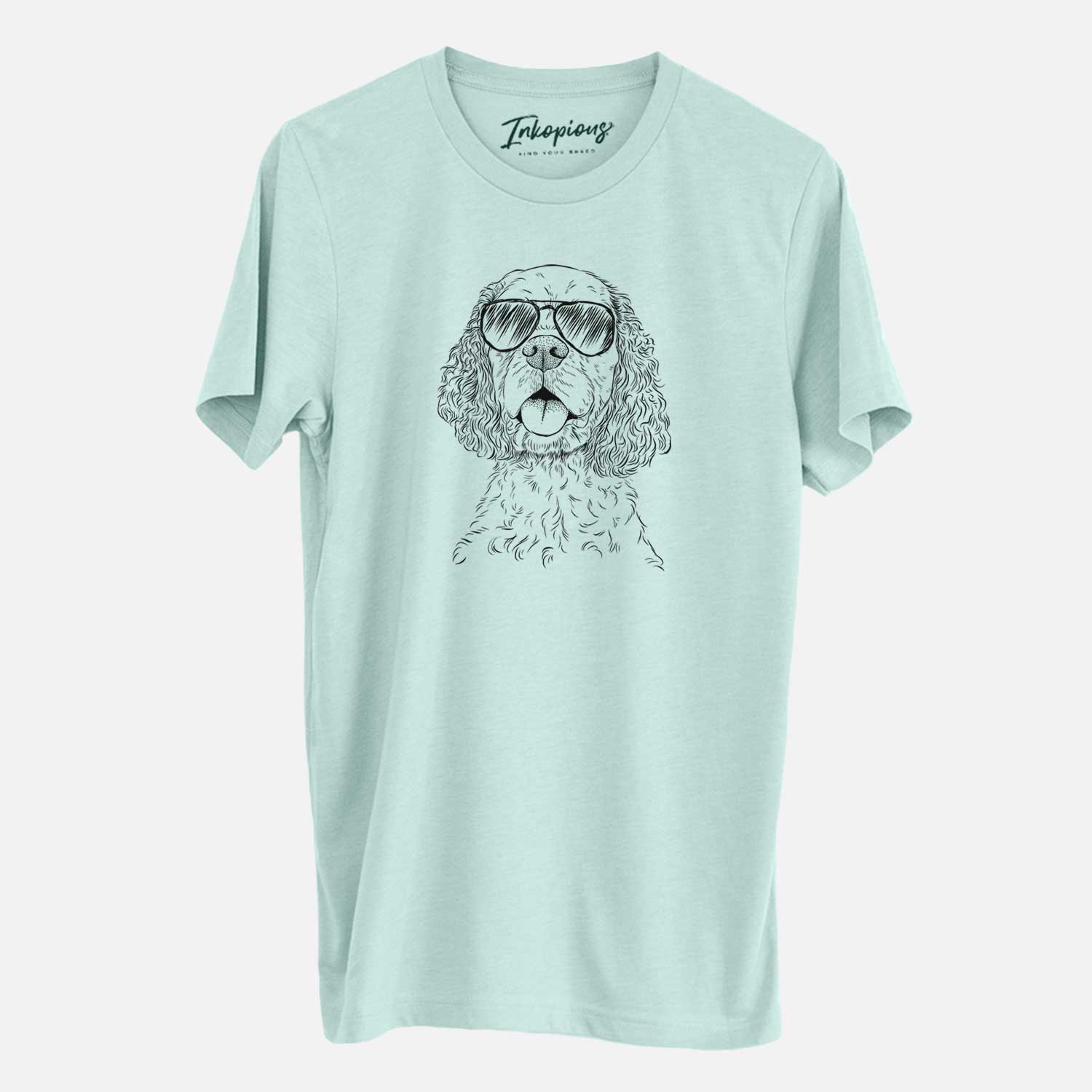 Aviator Baxter the American Cocker Spaniel - Unisex Crewneck