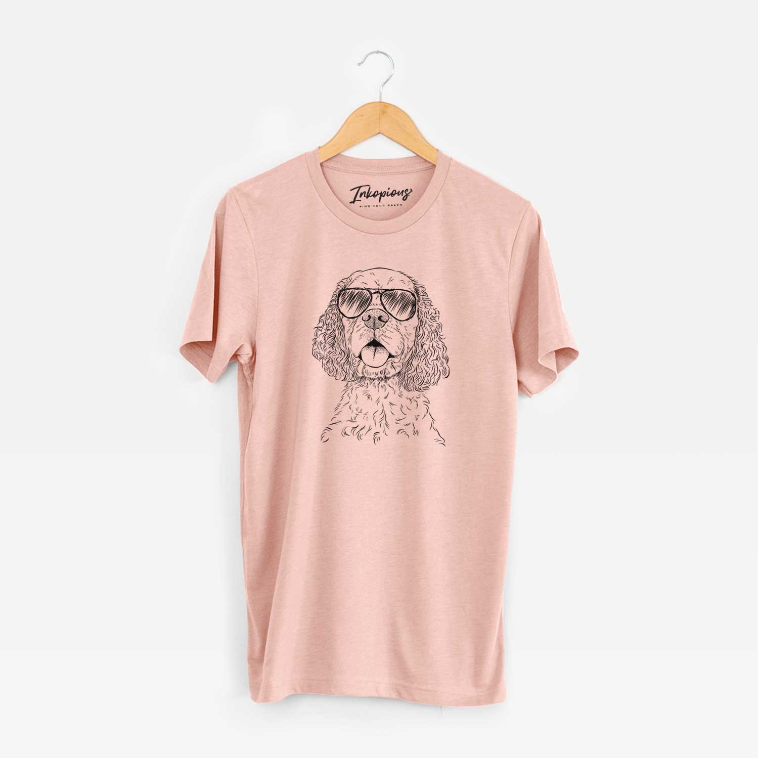 Aviator Baxter the American Cocker Spaniel - Unisex Crewneck