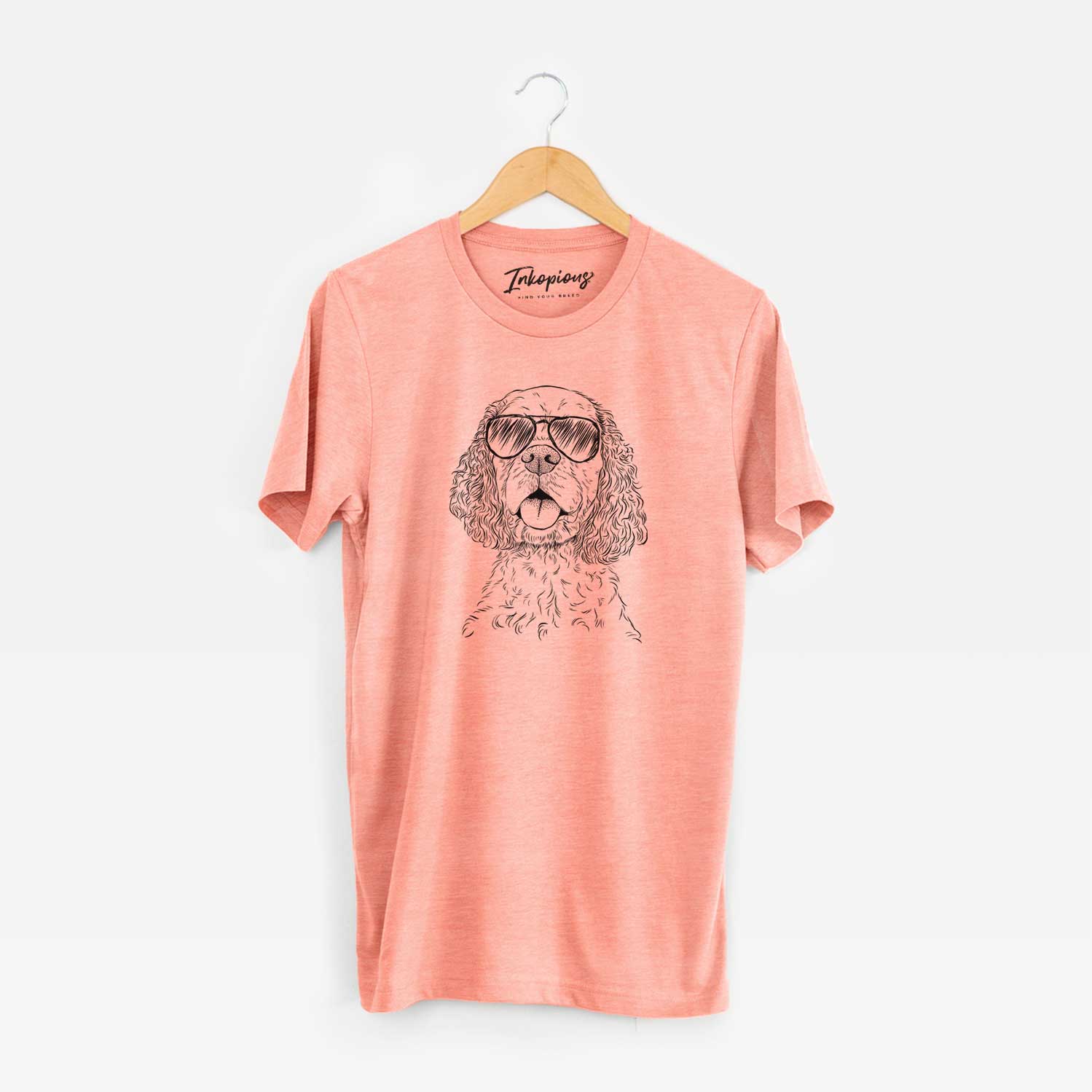 Aviator Baxter the American Cocker Spaniel - Unisex Crewneck