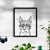 Bean the Boston Terrier Art Print