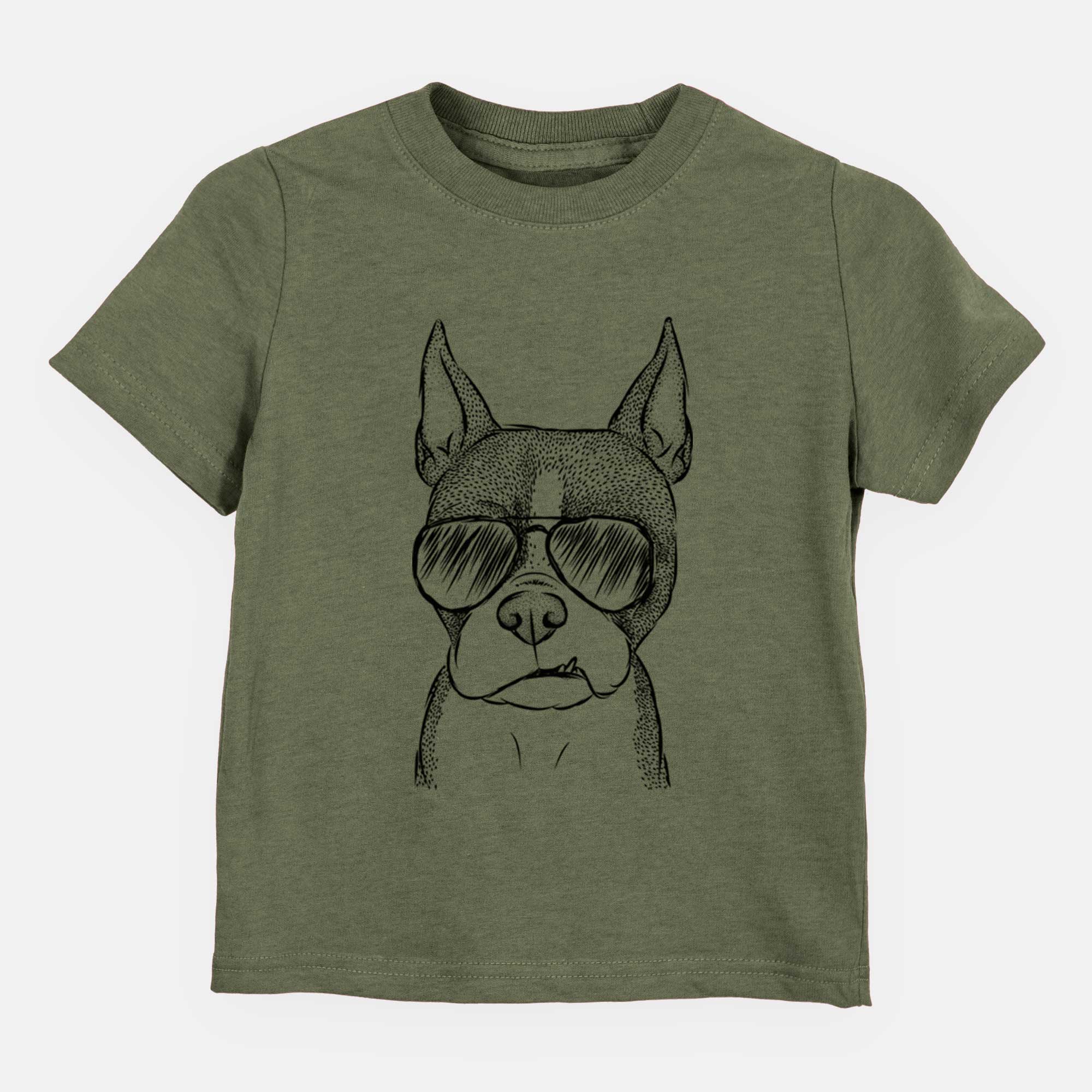 Aviator Bean the Boston Terrier - Kids/Youth/Toddler Shirt