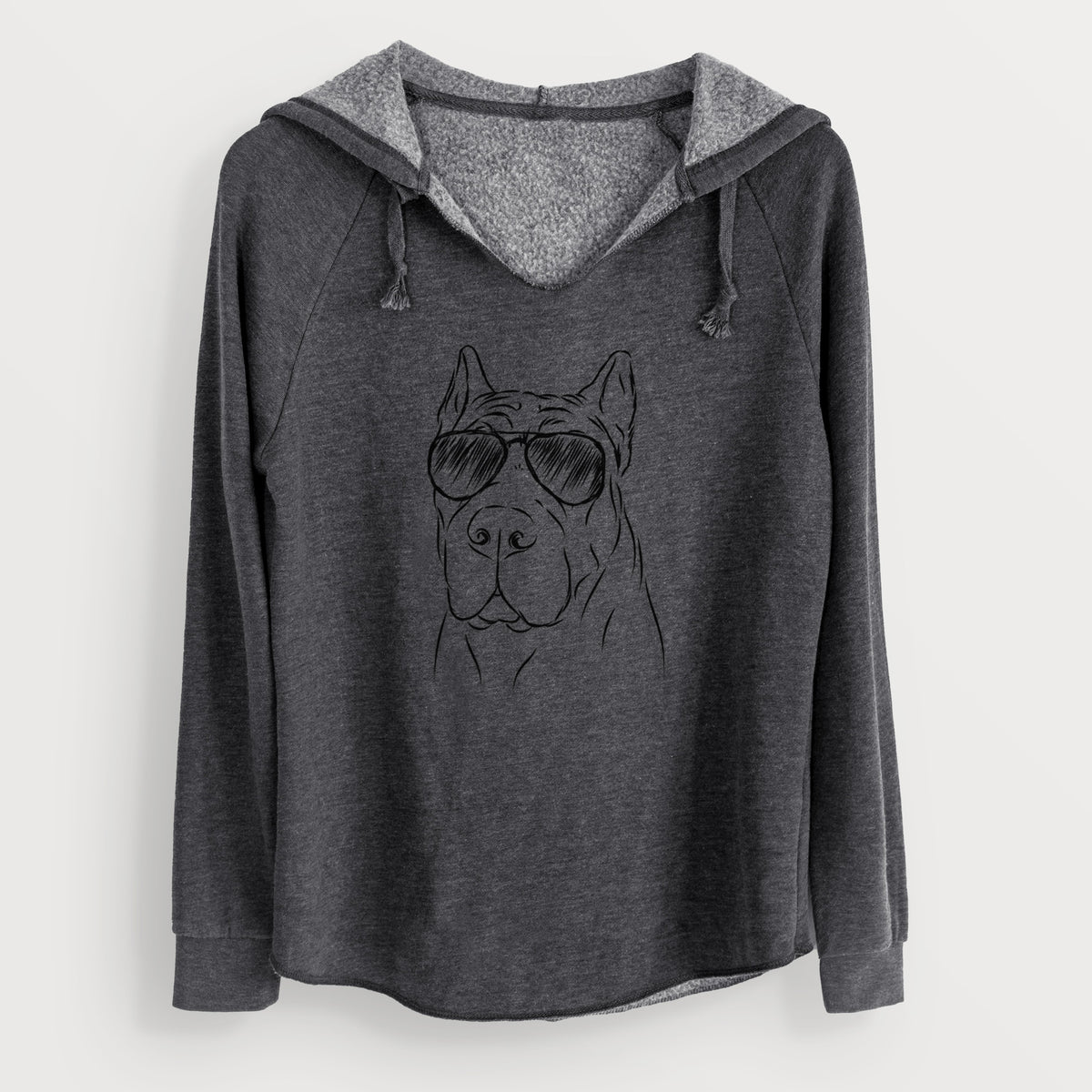 Aviator Bearson the Cane Corso - Cali Wave Hooded Sweatshirt