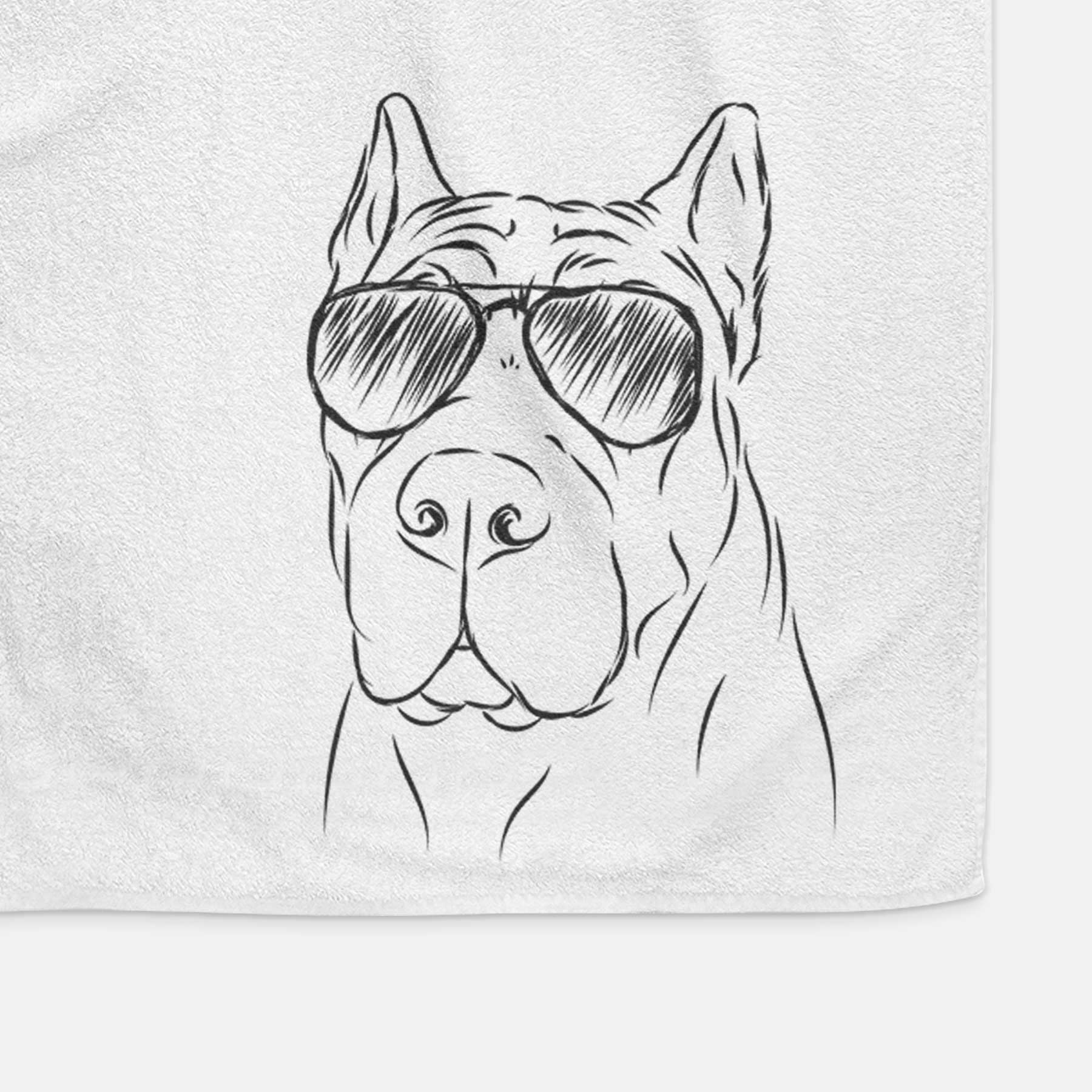 Bearson the Cane Corso Decorative Hand Towel