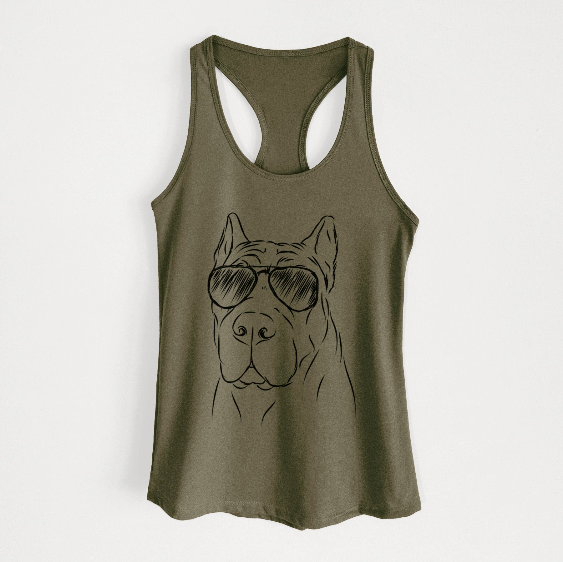 Bearson the Cane Corso - Women's Racerback Tanktop