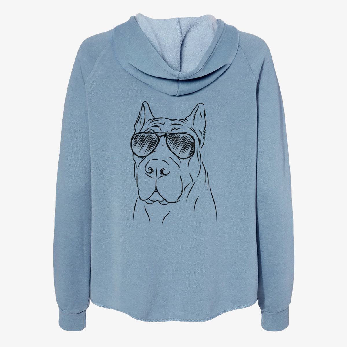 Bearson the Cane Corso - Women's Cali Wave Zip-Up Sweatshirt