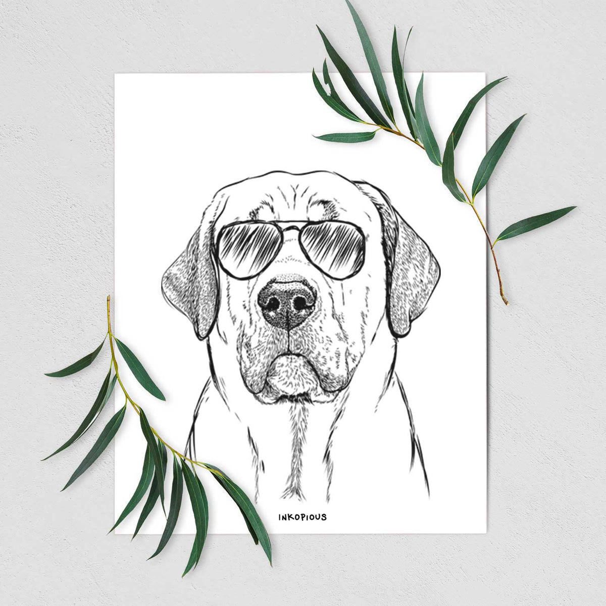 Beau the Broholmer Art Print