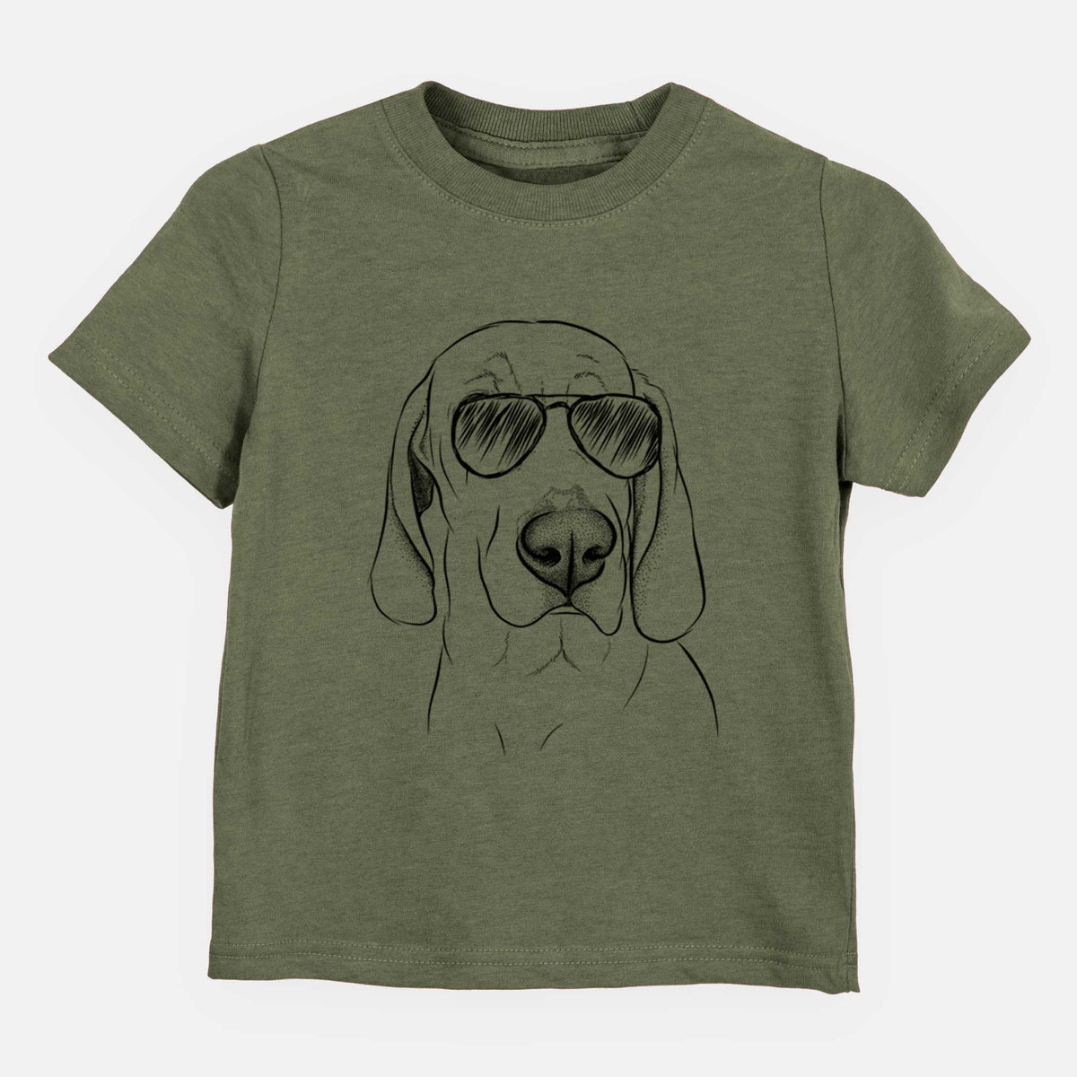 Aviator Beauregard the American Redbone Coonhound - Kids/Youth/Toddler Shirt