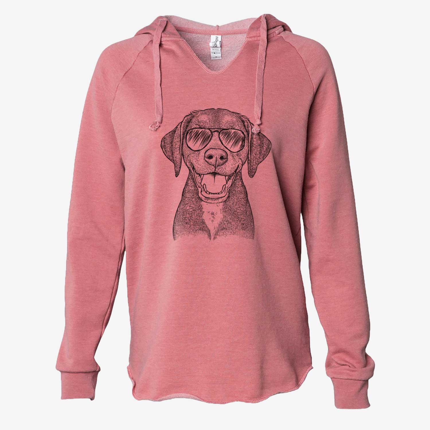 Beaver the Hound Mix - Cali Wave Hooded Sweatshirt