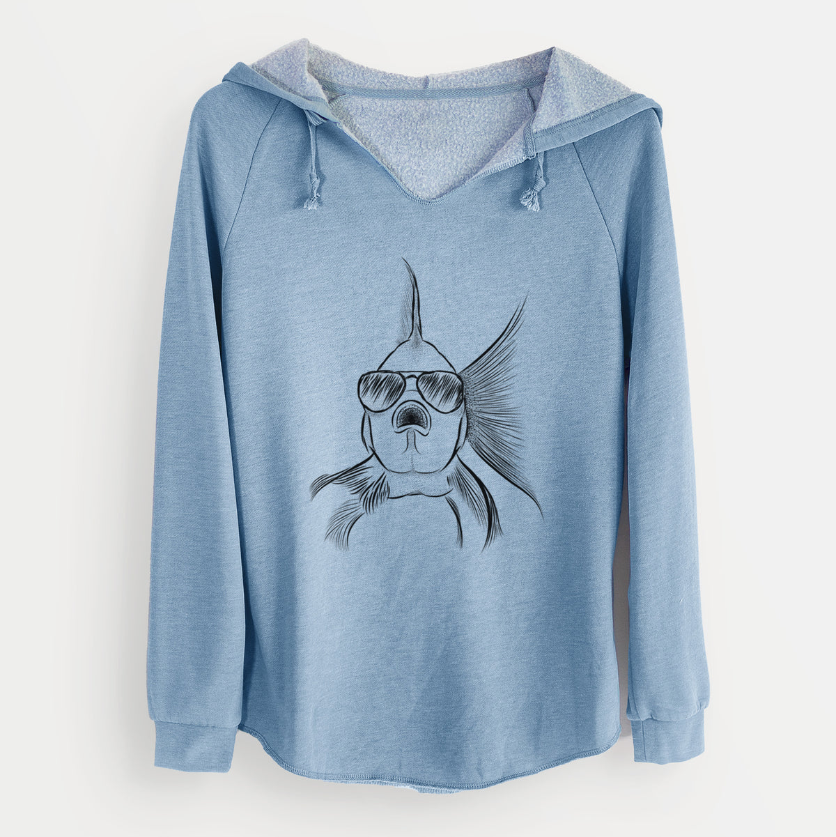 Aviator Beefcake the Goldfish - Cali Wave Hooded Sweatshirt