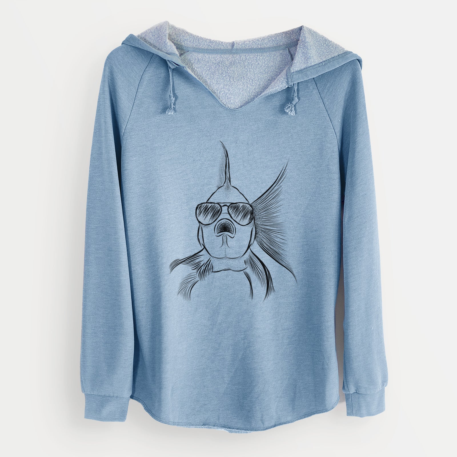 Aviator Beefcake the Goldfish - Cali Wave Hooded Sweatshirt