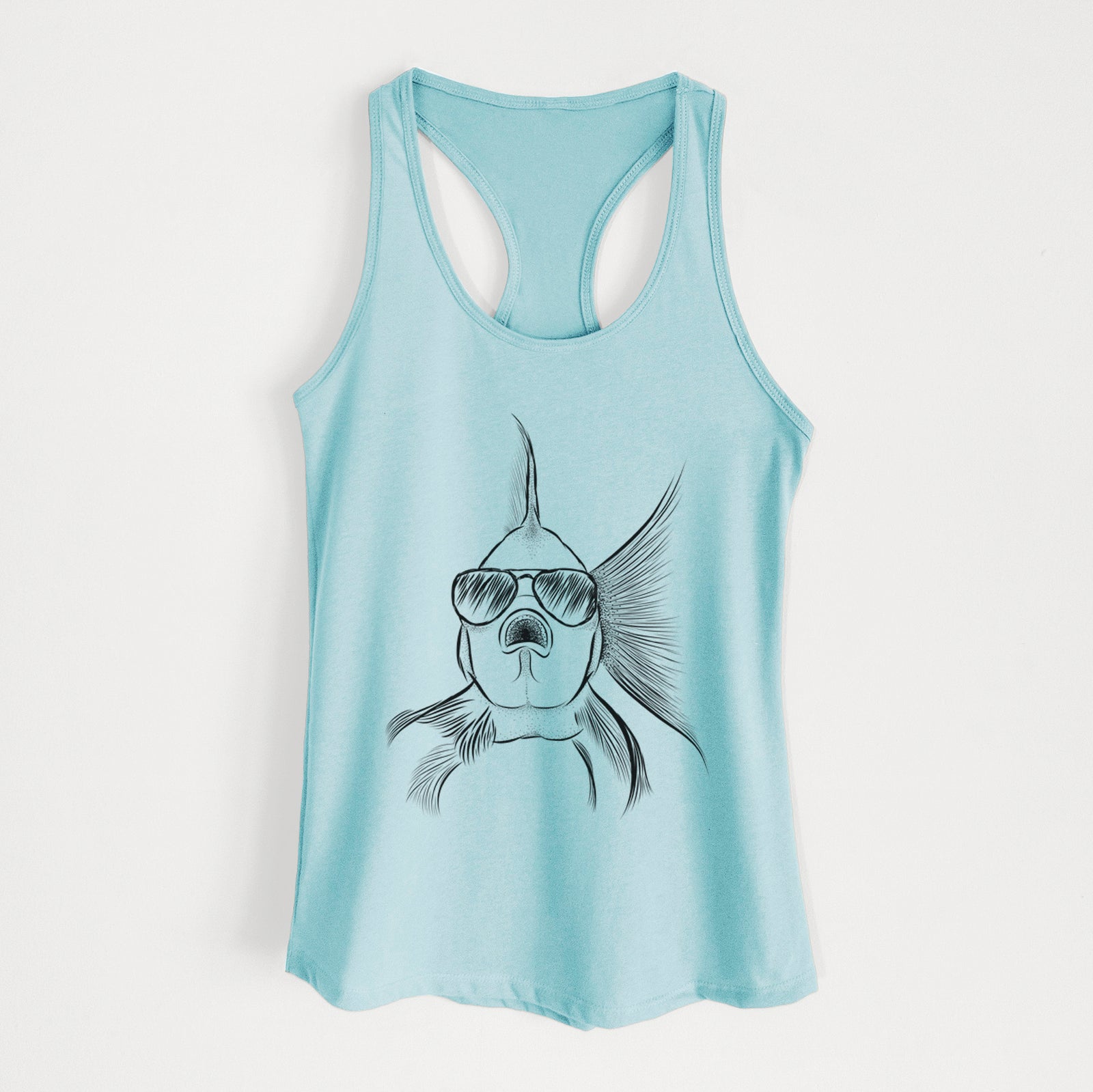 Beefcake the Goldfish - Women's Racerback Tanktop