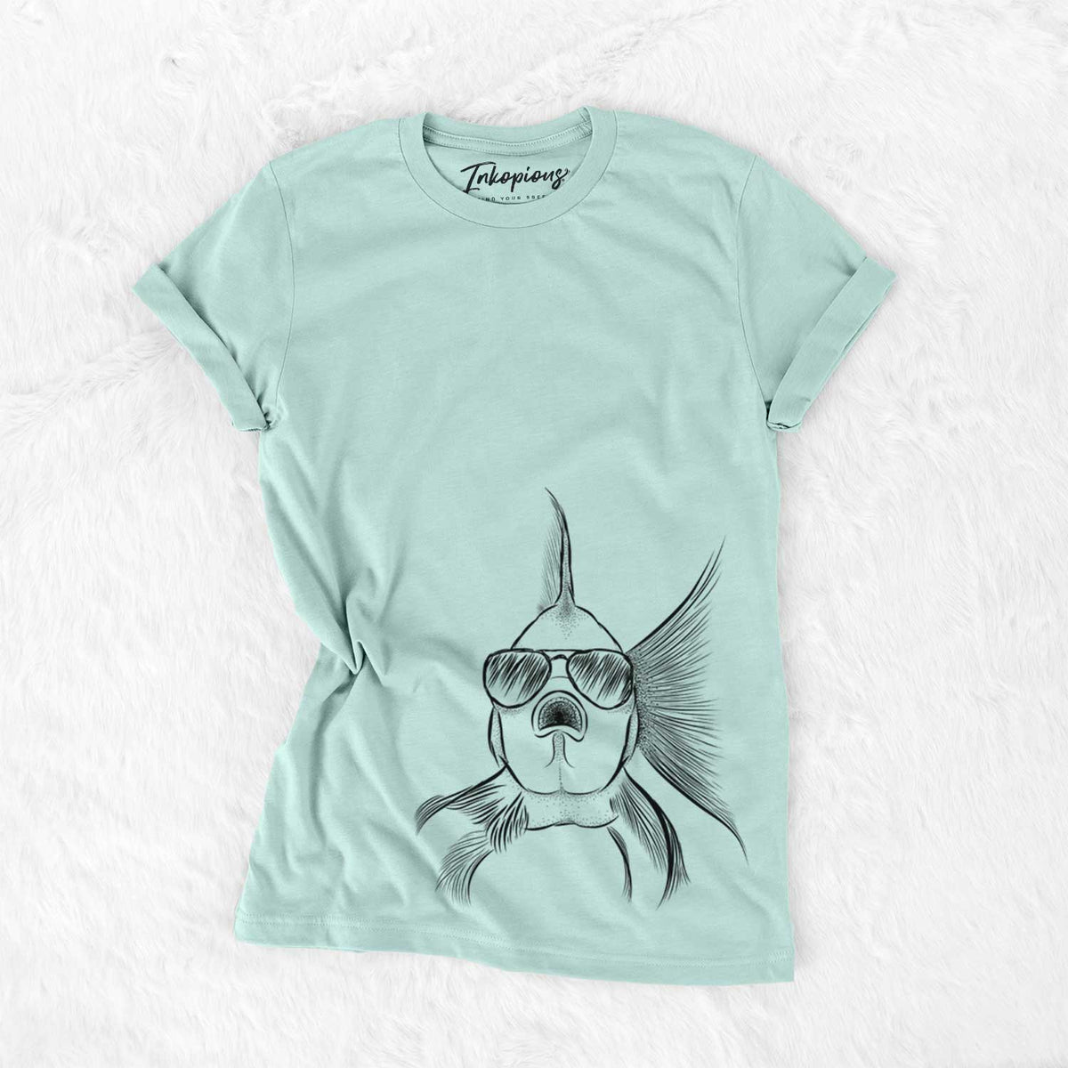 Aviator Beefcake the Goldfish - Unisex Crewneck