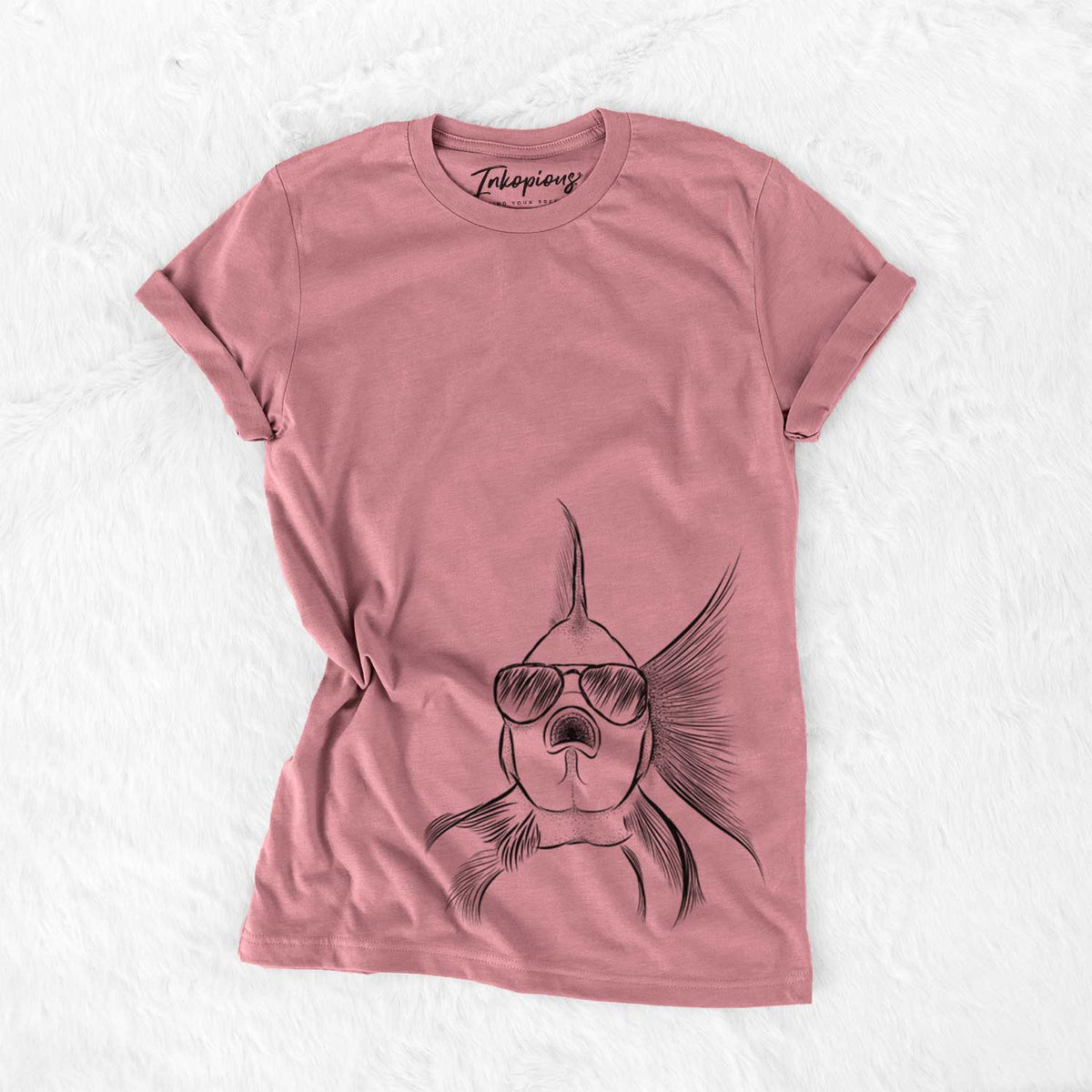 Aviator Beefcake the Goldfish - Unisex Crewneck