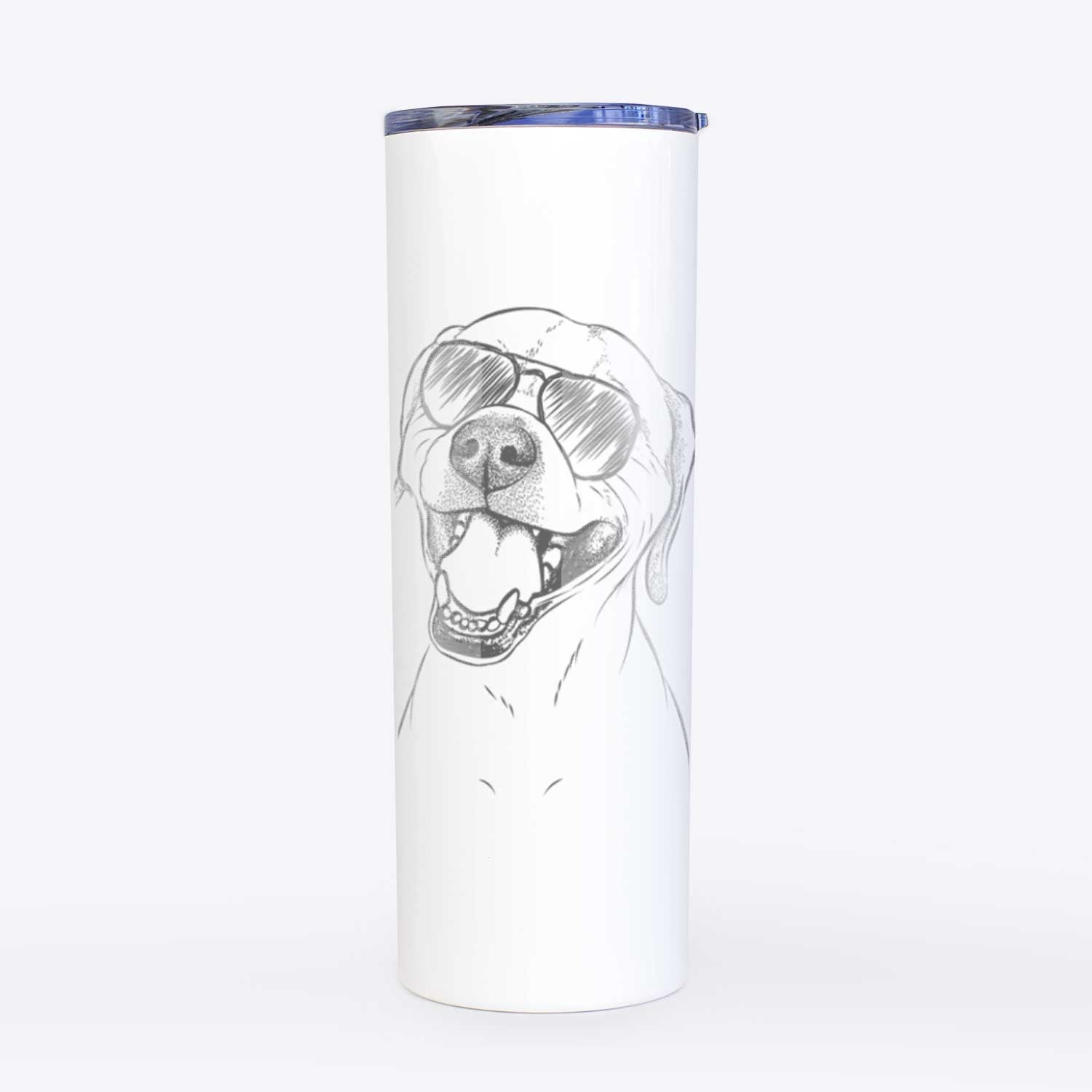 Beemer the Boxer Pitbull Terrier Mix - 20oz Skinny Tumbler