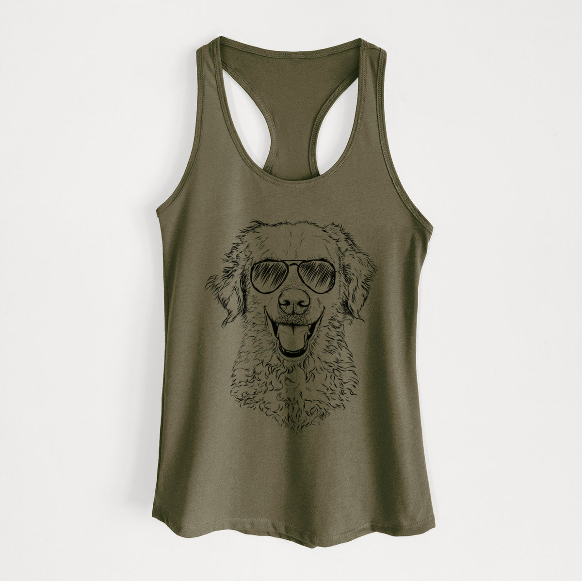 Bella Bean the Goldendoodle - Women's Racerback Tanktop