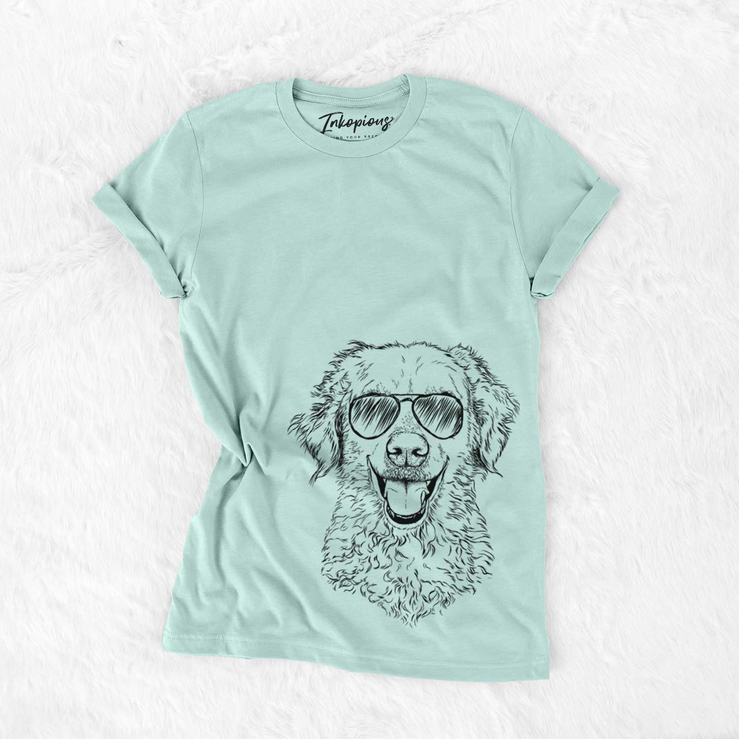 Aviator Bella Bean the Goldendoodle - Unisex Crewneck