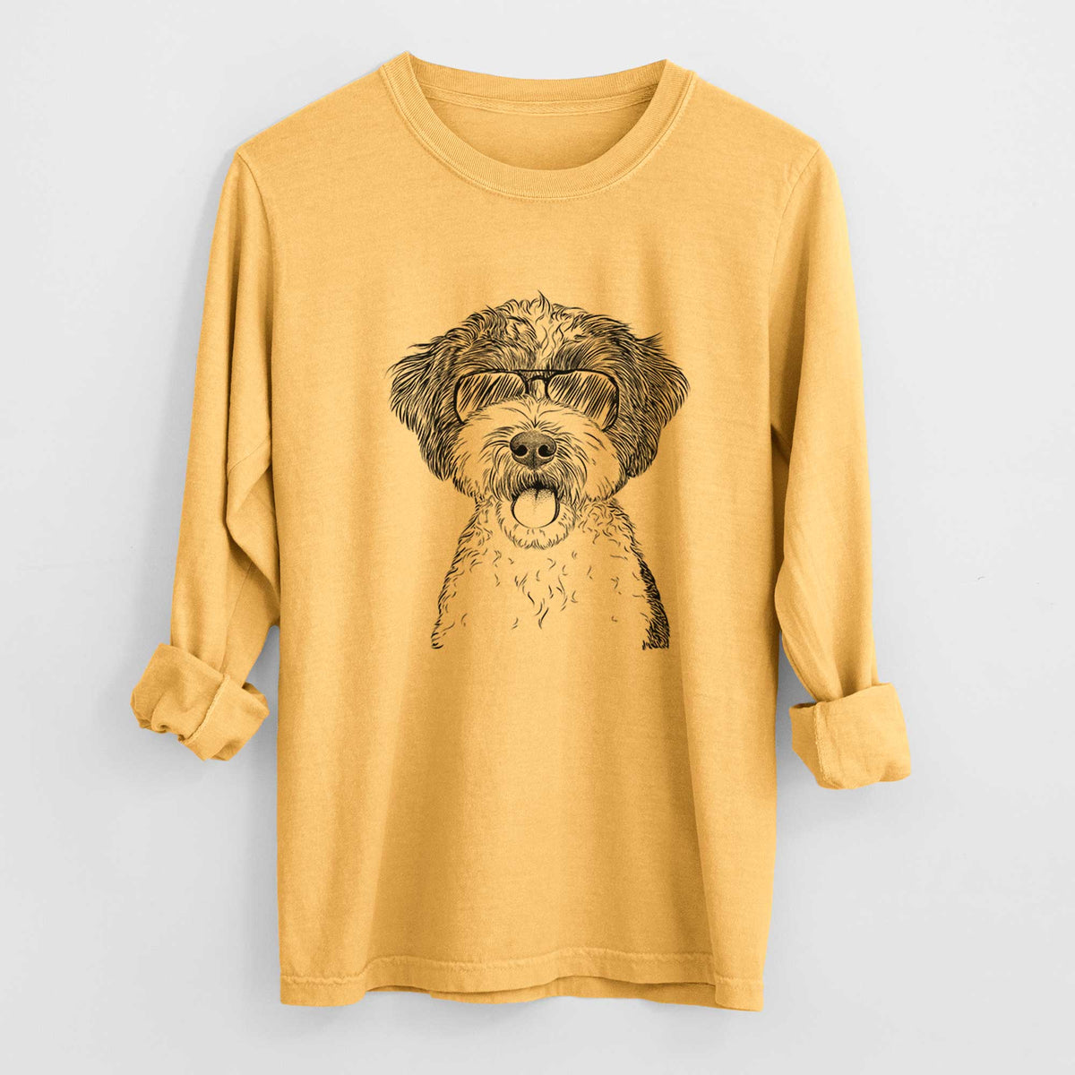 Aviators Bella the Cockapoo - Heavyweight 100% Cotton Long Sleeve