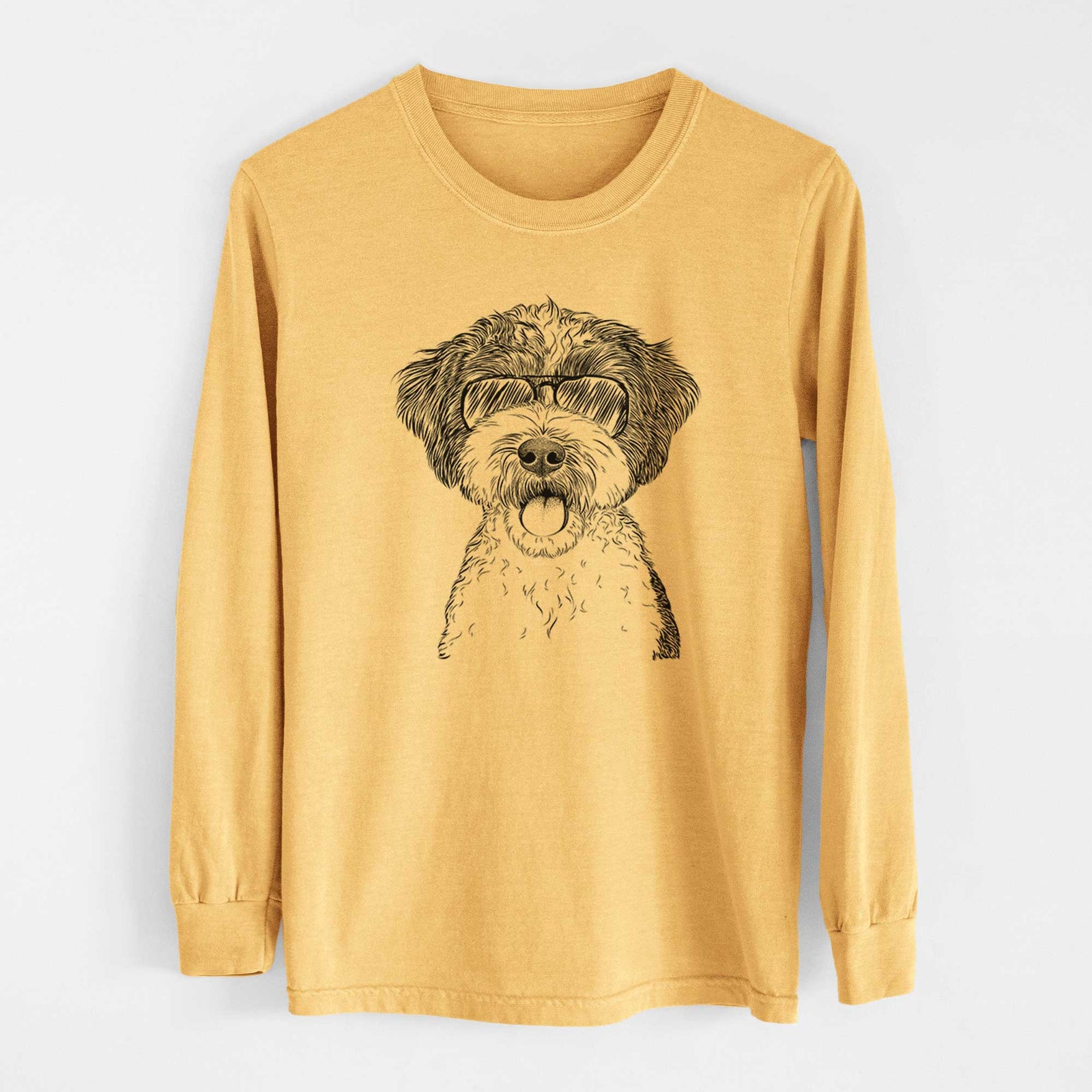 Aviators Bella the Cockapoo - Heavyweight 100% Cotton Long Sleeve