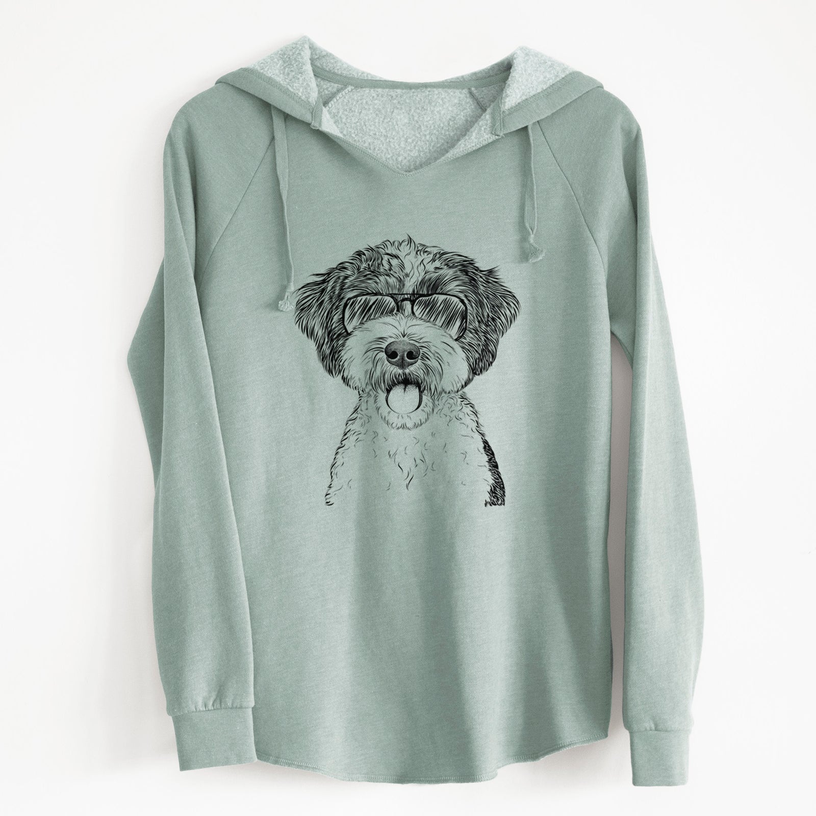 Aviator Bella the Cockapoo - Cali Wave Hooded Sweatshirt