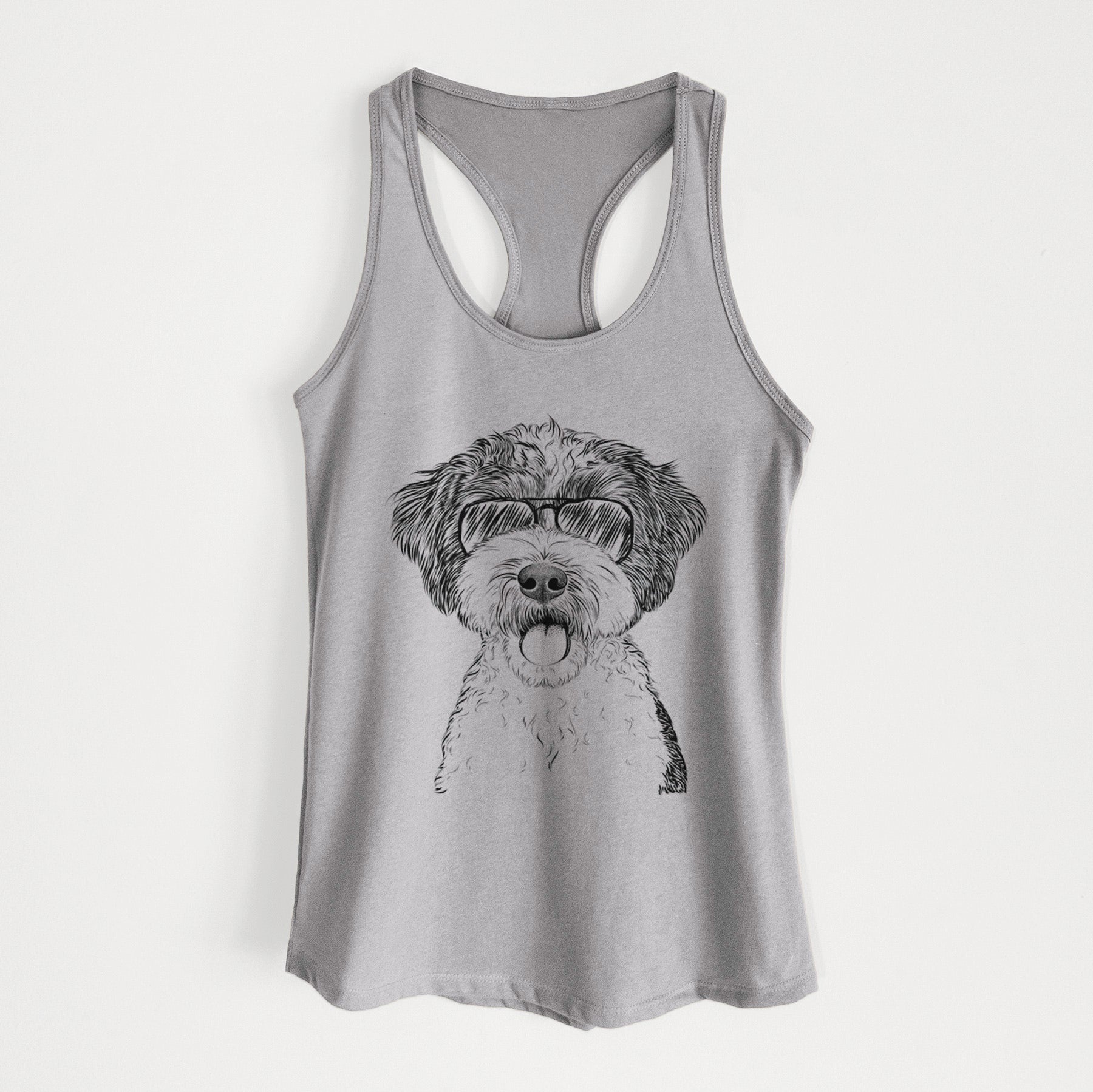 Bella the Cockapoo - Women's Racerback Tanktop