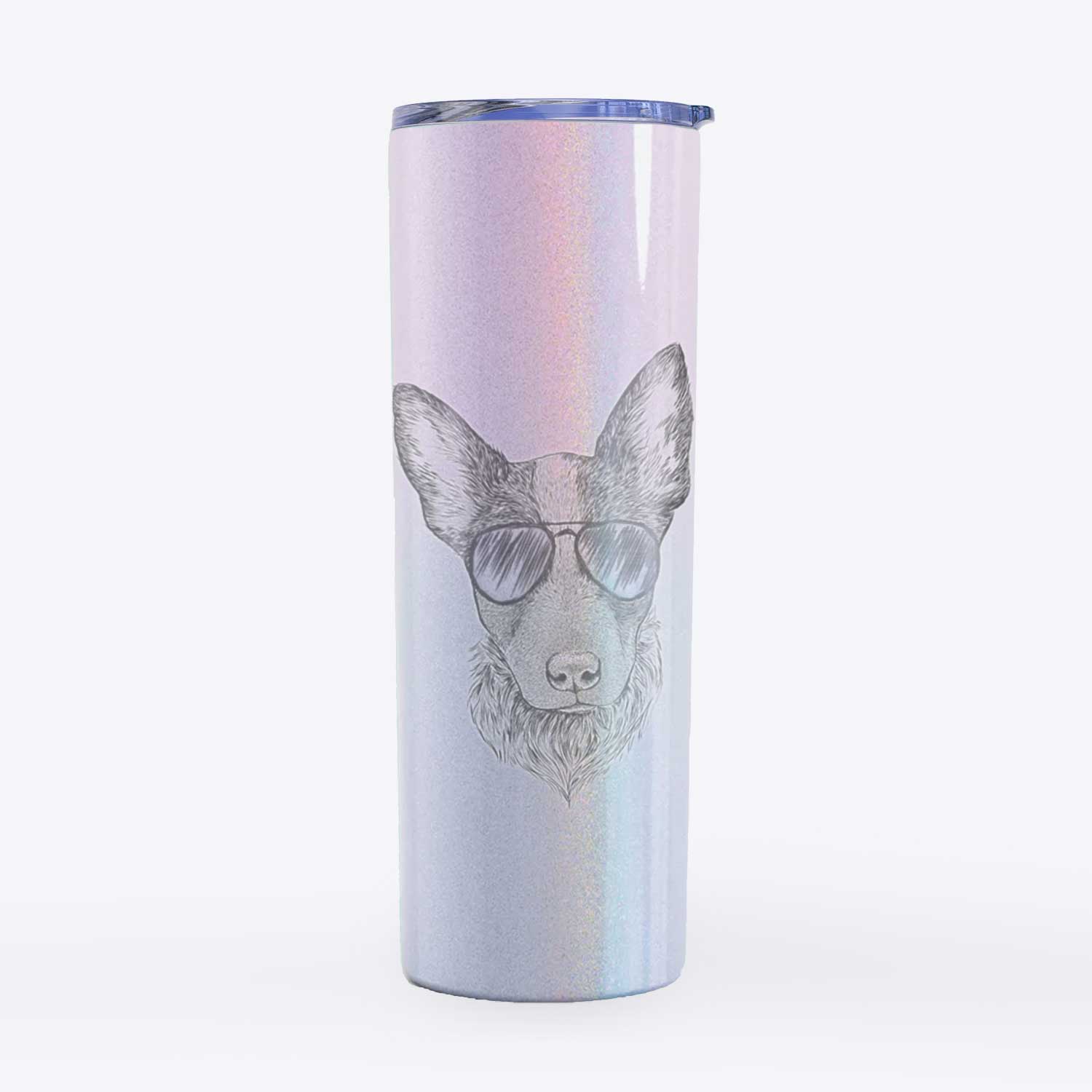 Bella the Blue Heeler Puppy - 20oz Skinny Tumbler