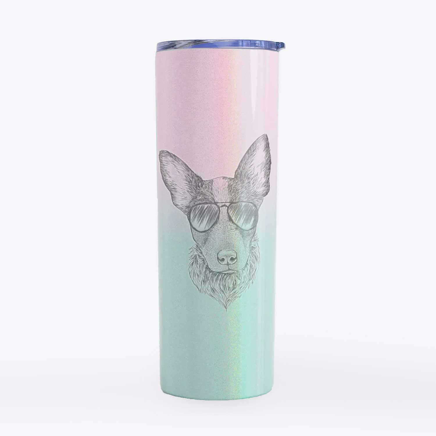 Bella the Blue Heeler Puppy - 20oz Skinny Tumbler