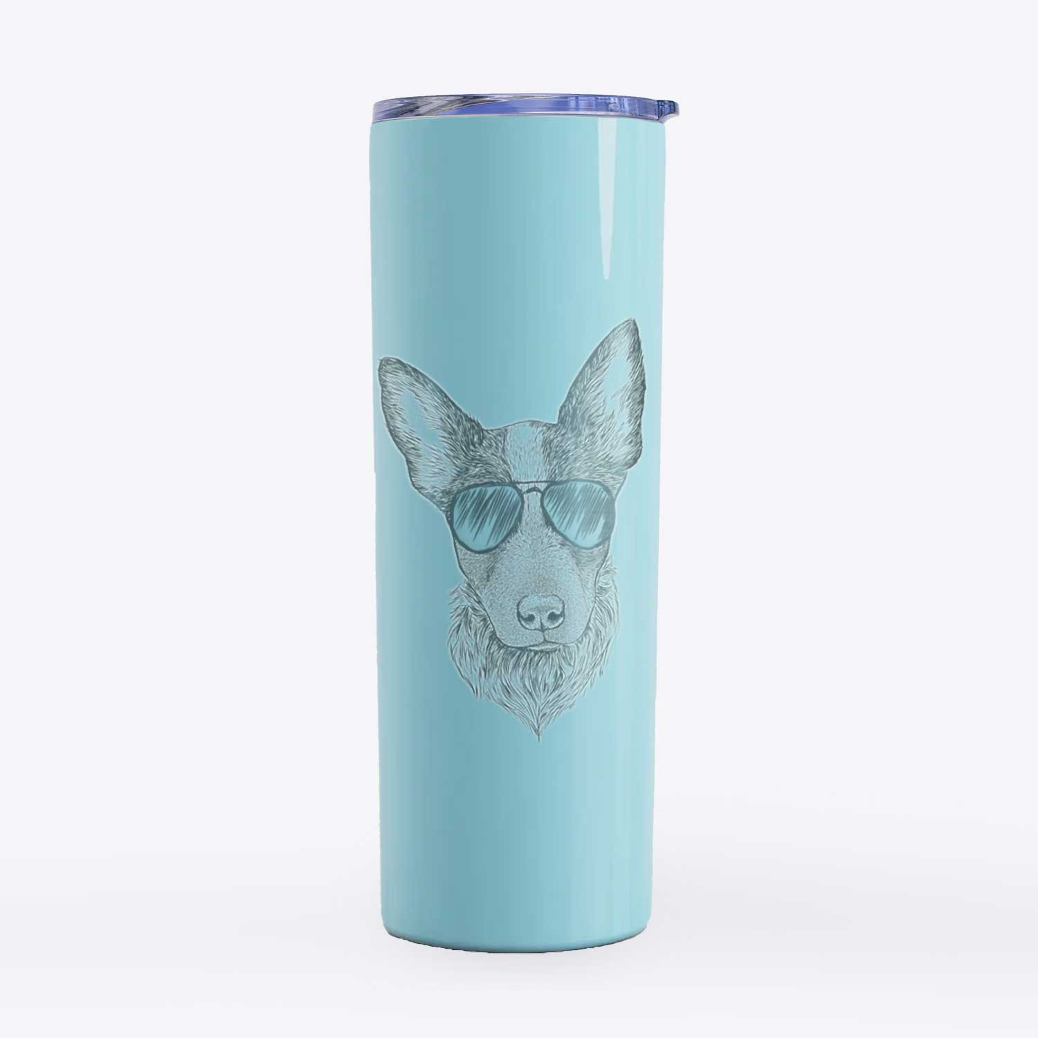 Bella the Blue Heeler Puppy - 20oz Skinny Tumbler