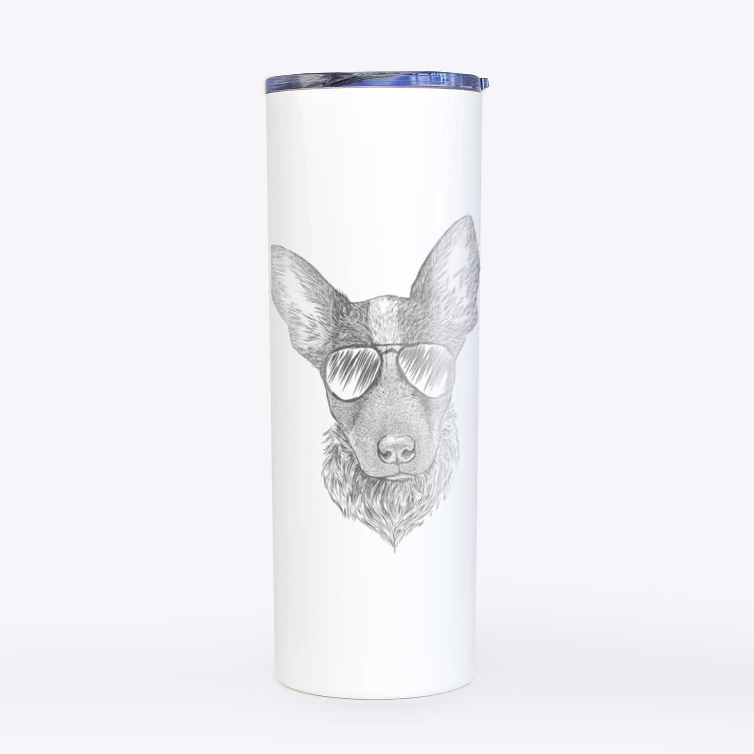 Bella the Blue Heeler Puppy - 20oz Skinny Tumbler