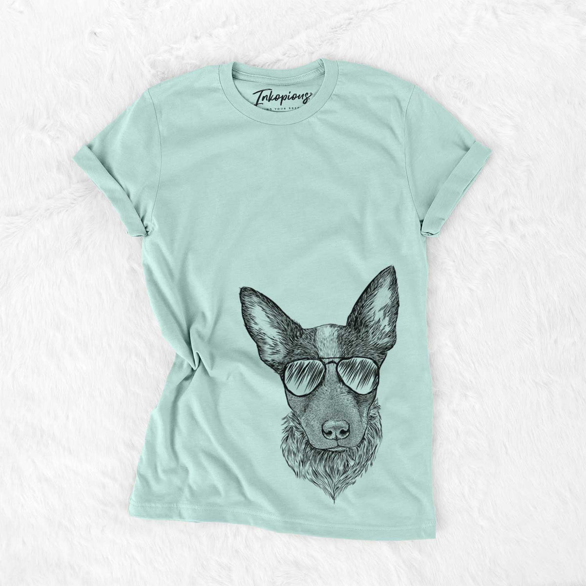 Aviator Bella the Blue Heeler Puppy - Unisex Crewneck