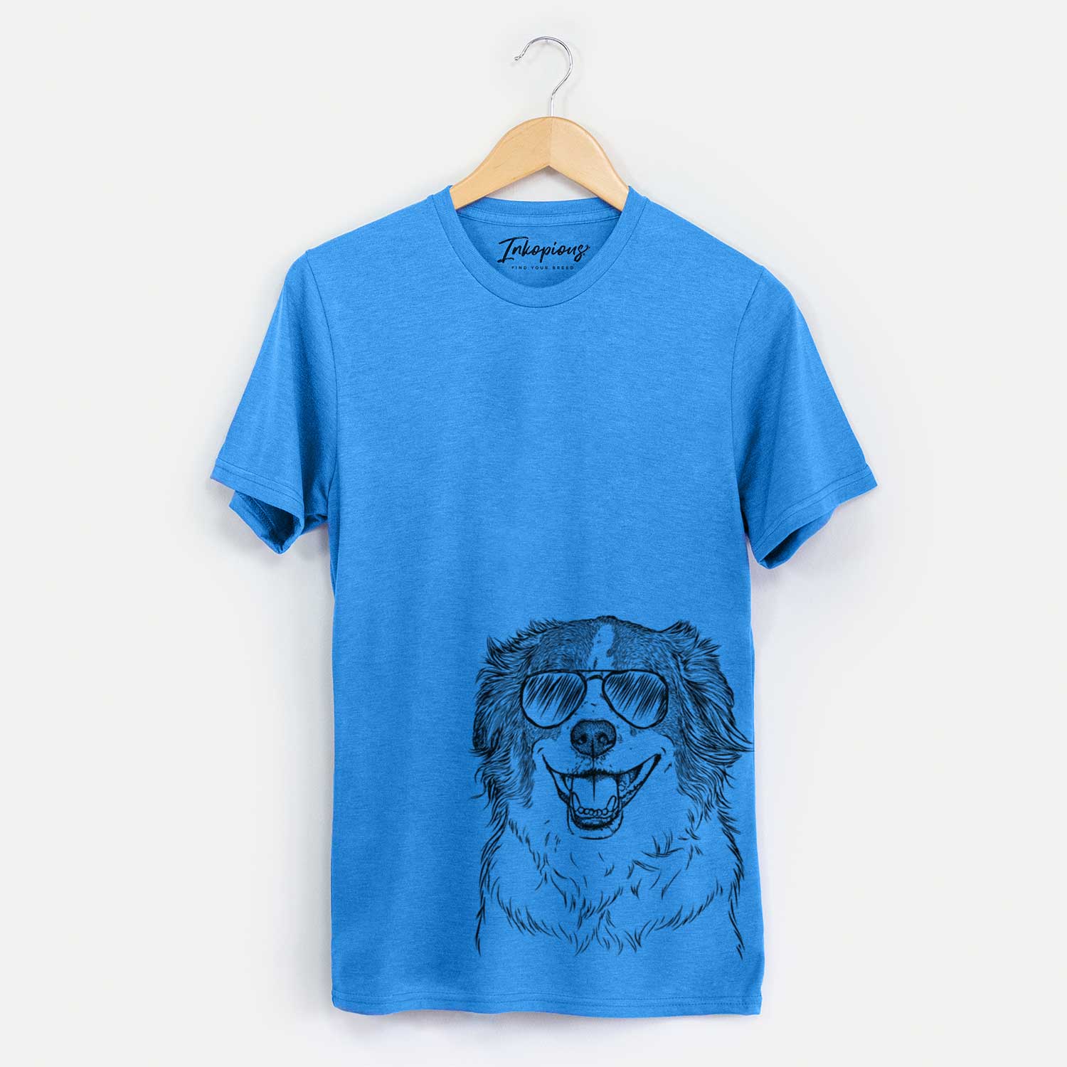 Aviator Belle the Australian Shepherd Mix - Unisex Crewneck