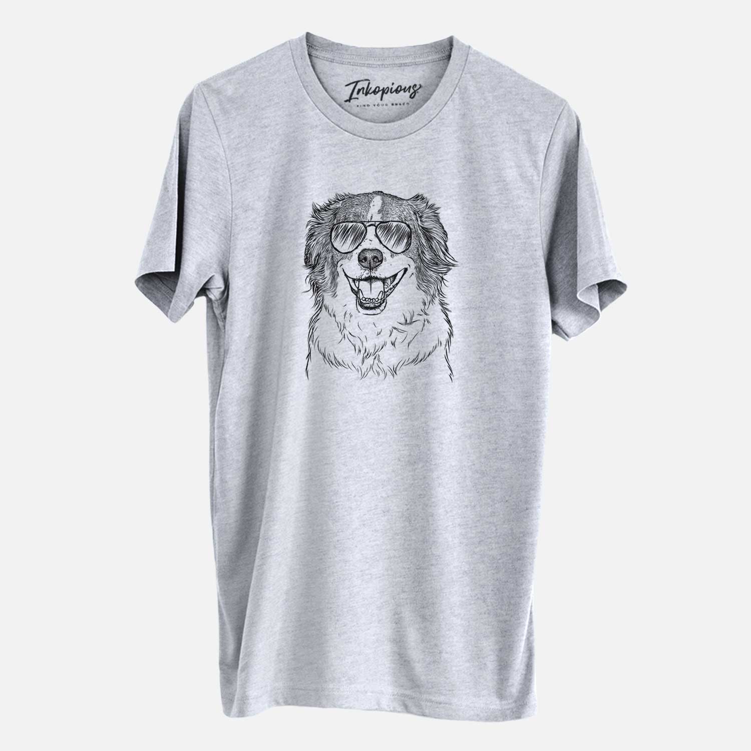 Aviator Belle the Australian Shepherd Mix - Unisex Crewneck