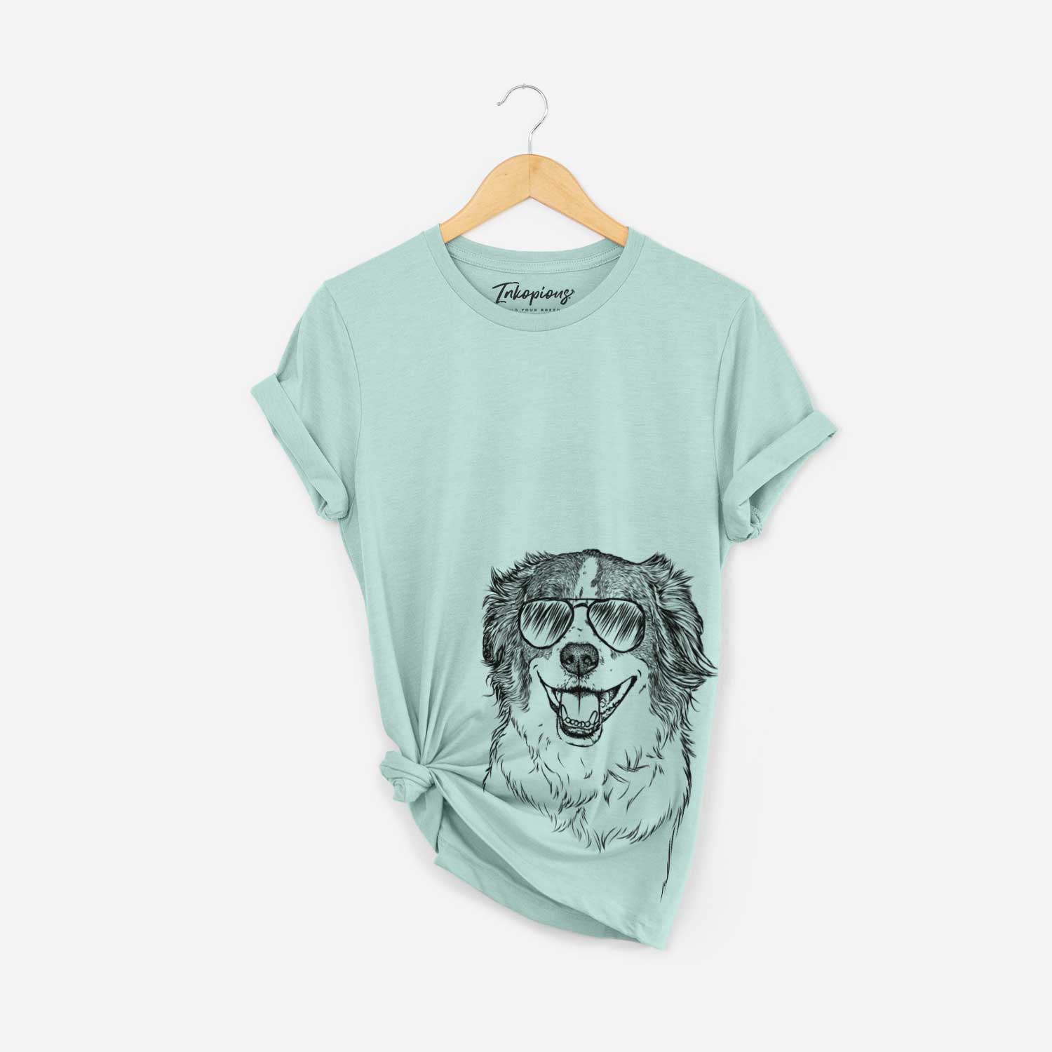 Belle the Australian Shepherd Mix - Bella Canvas Unisex Crewneck