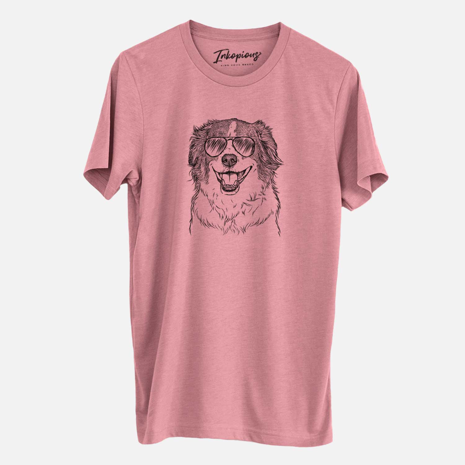 Aviator Belle the Australian Shepherd Mix - Unisex Crewneck