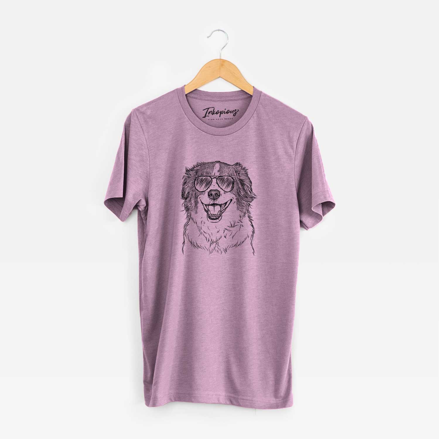 Aviator Belle the Australian Shepherd Mix - Unisex Crewneck