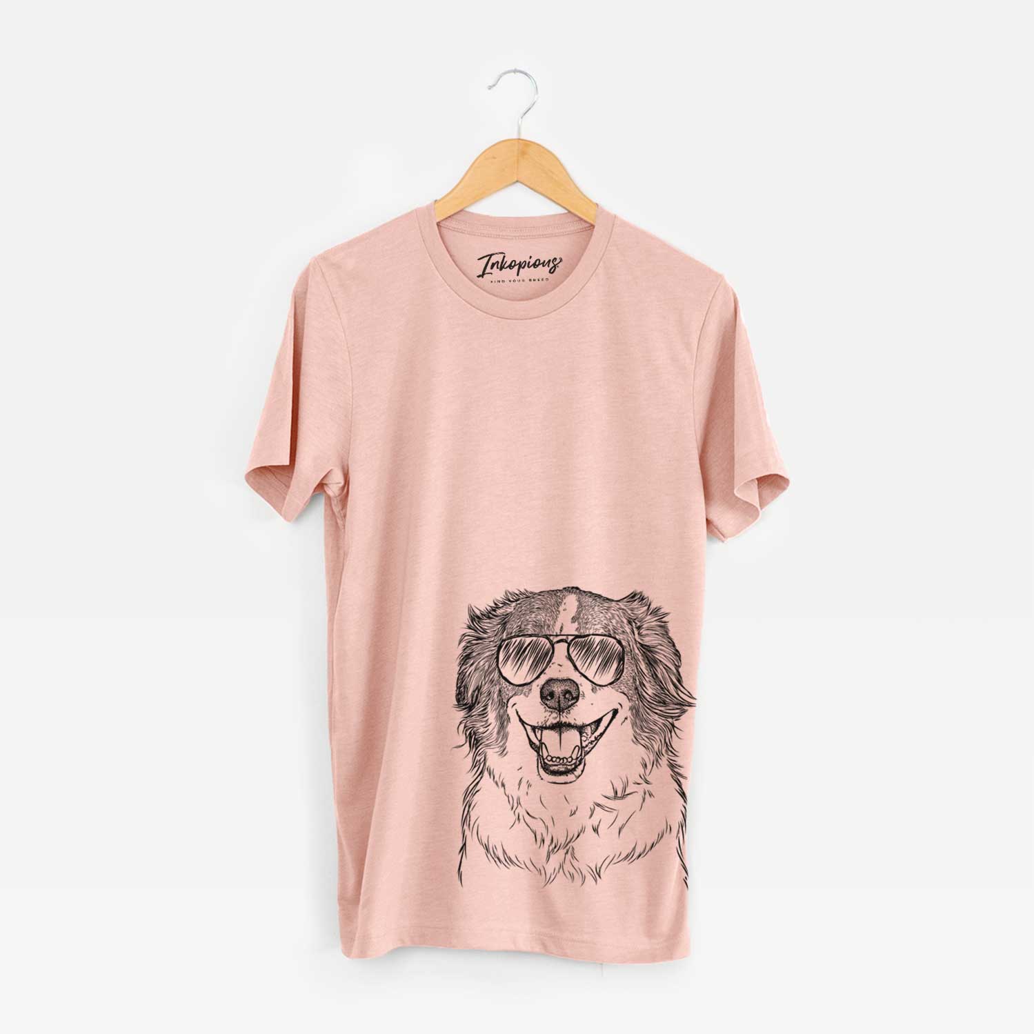 Aviator Belle the Australian Shepherd Mix - Unisex Crewneck