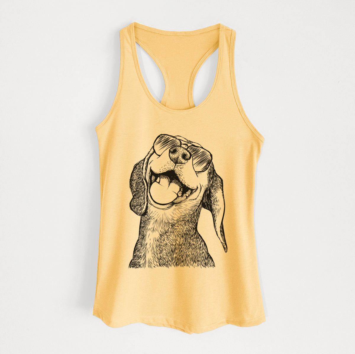 Belle the Hound Mix - Women's Racerback Tanktop