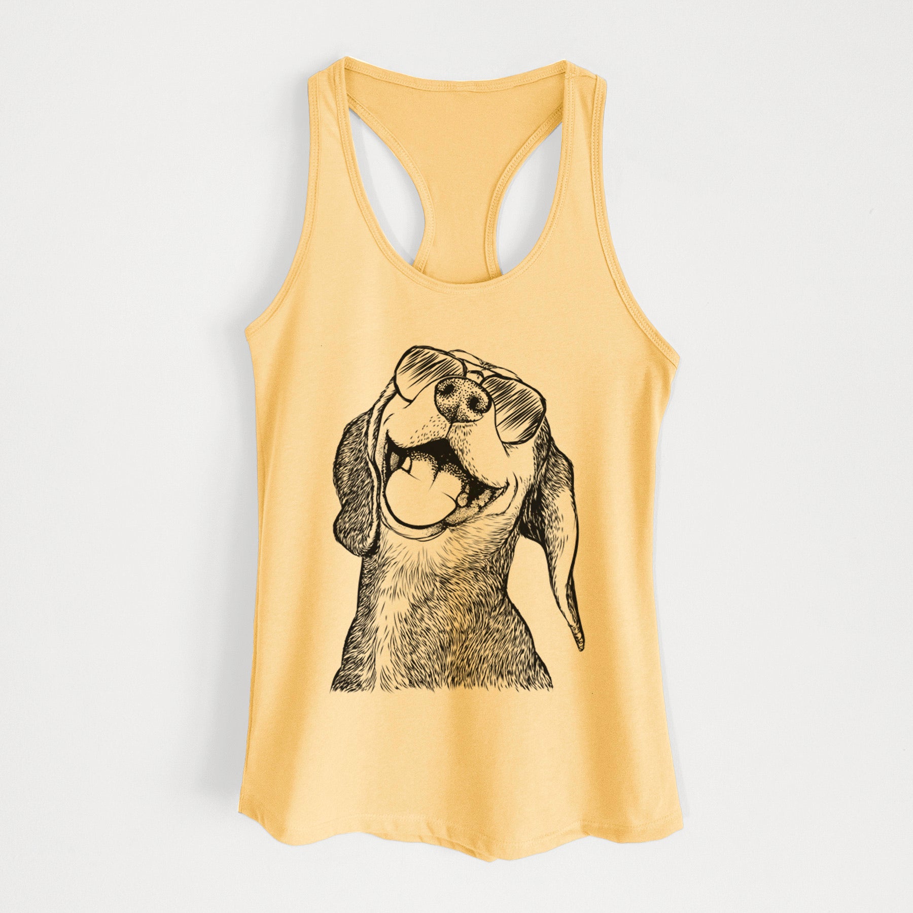 Belle the Hound Mix - Women's Racerback Tanktop