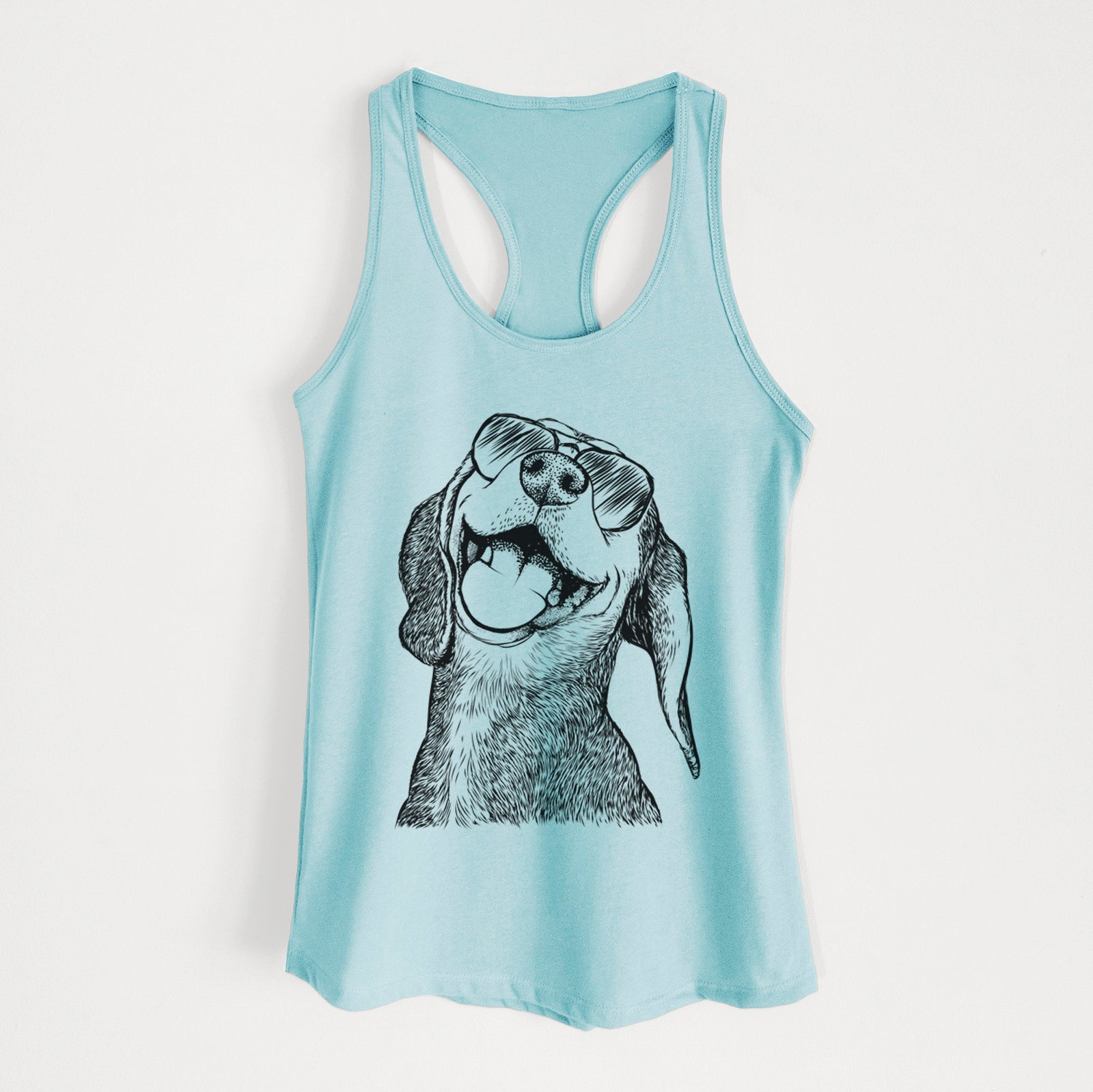 Belle the Hound Mix - Women's Racerback Tanktop
