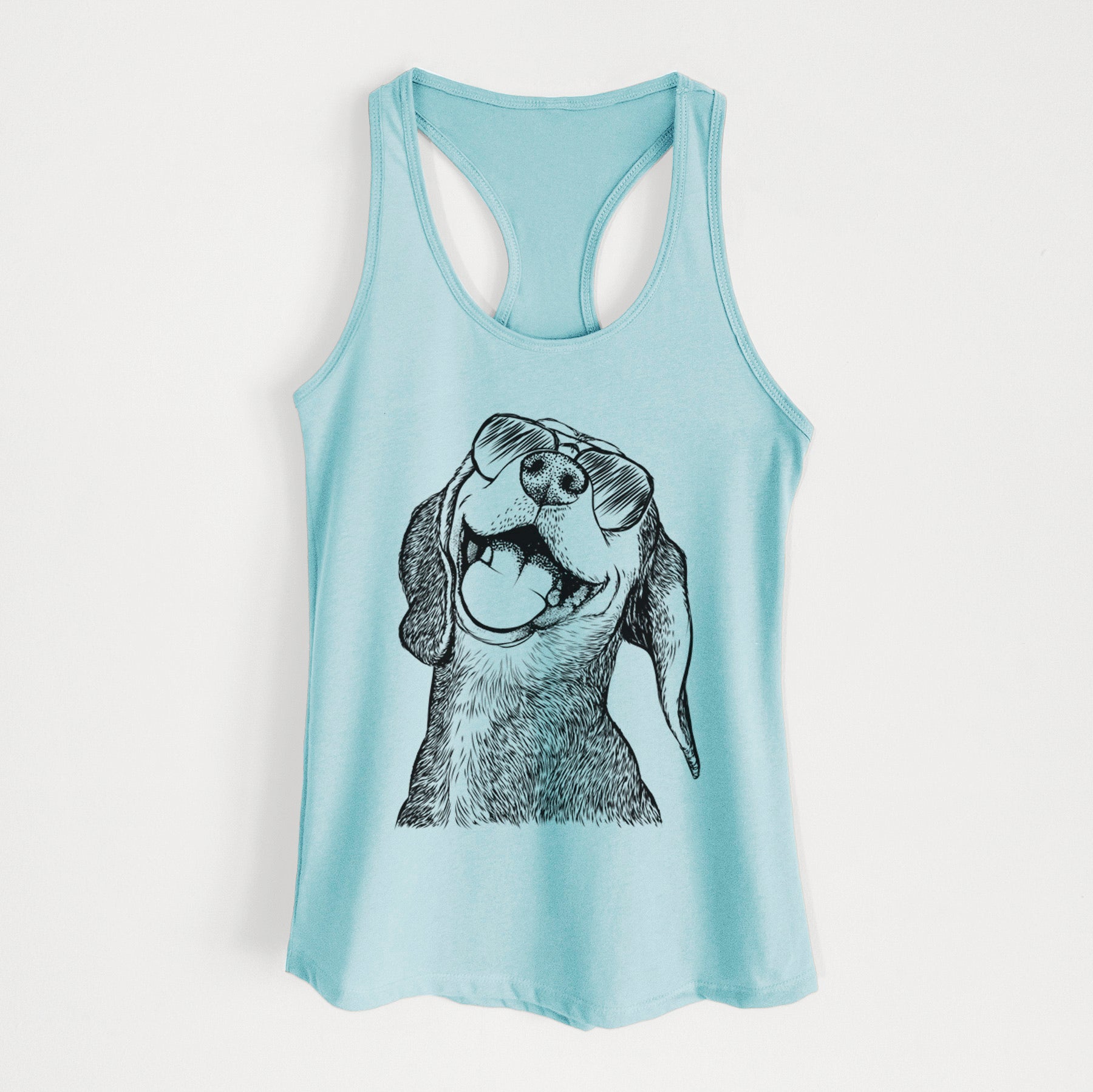 Belle the Hound Mix - Women's Racerback Tanktop